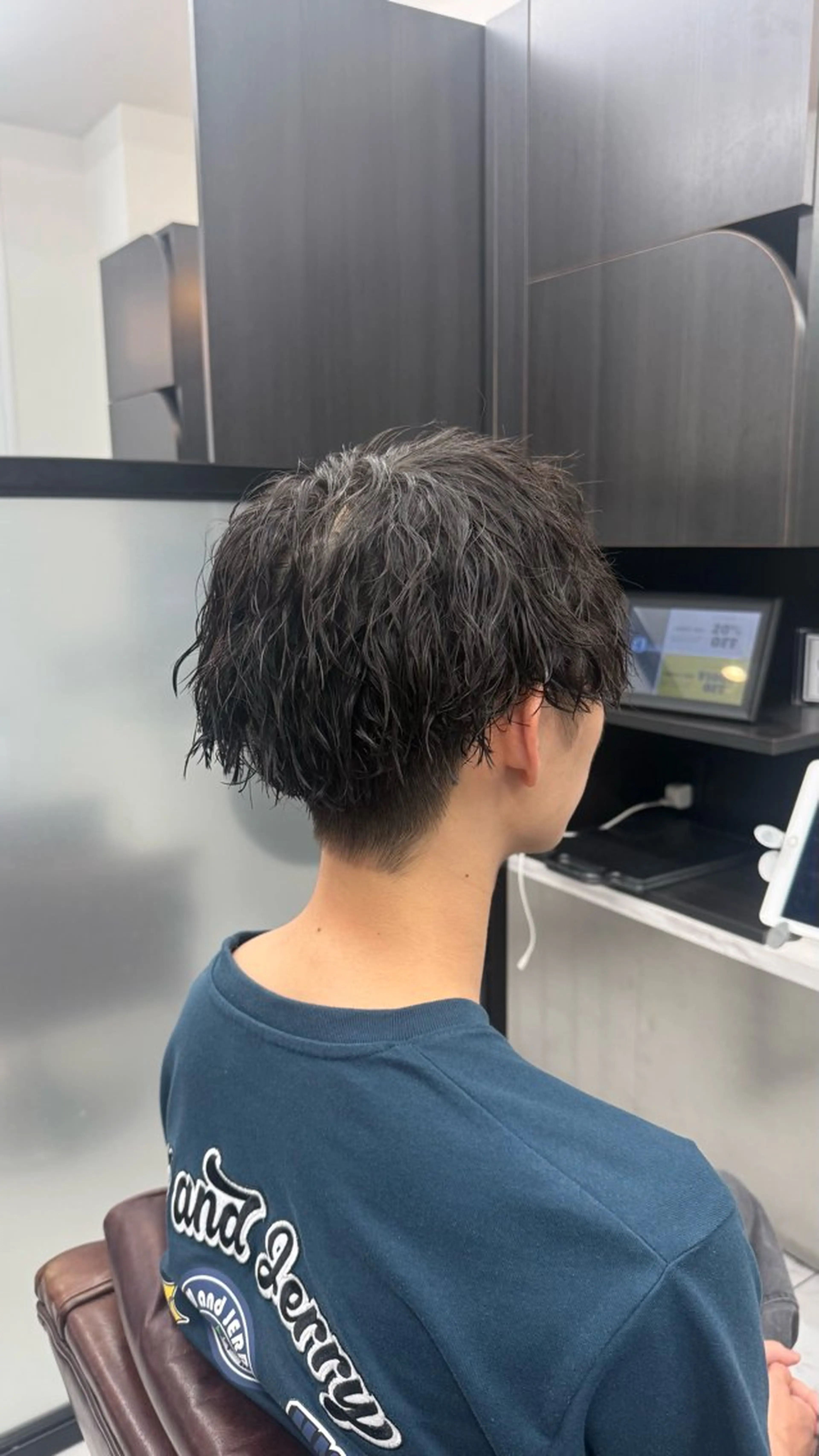 ショート パーマ メンズ カット パーマ SOLEIL 白井 ／メンズ専門のヘアスタイル