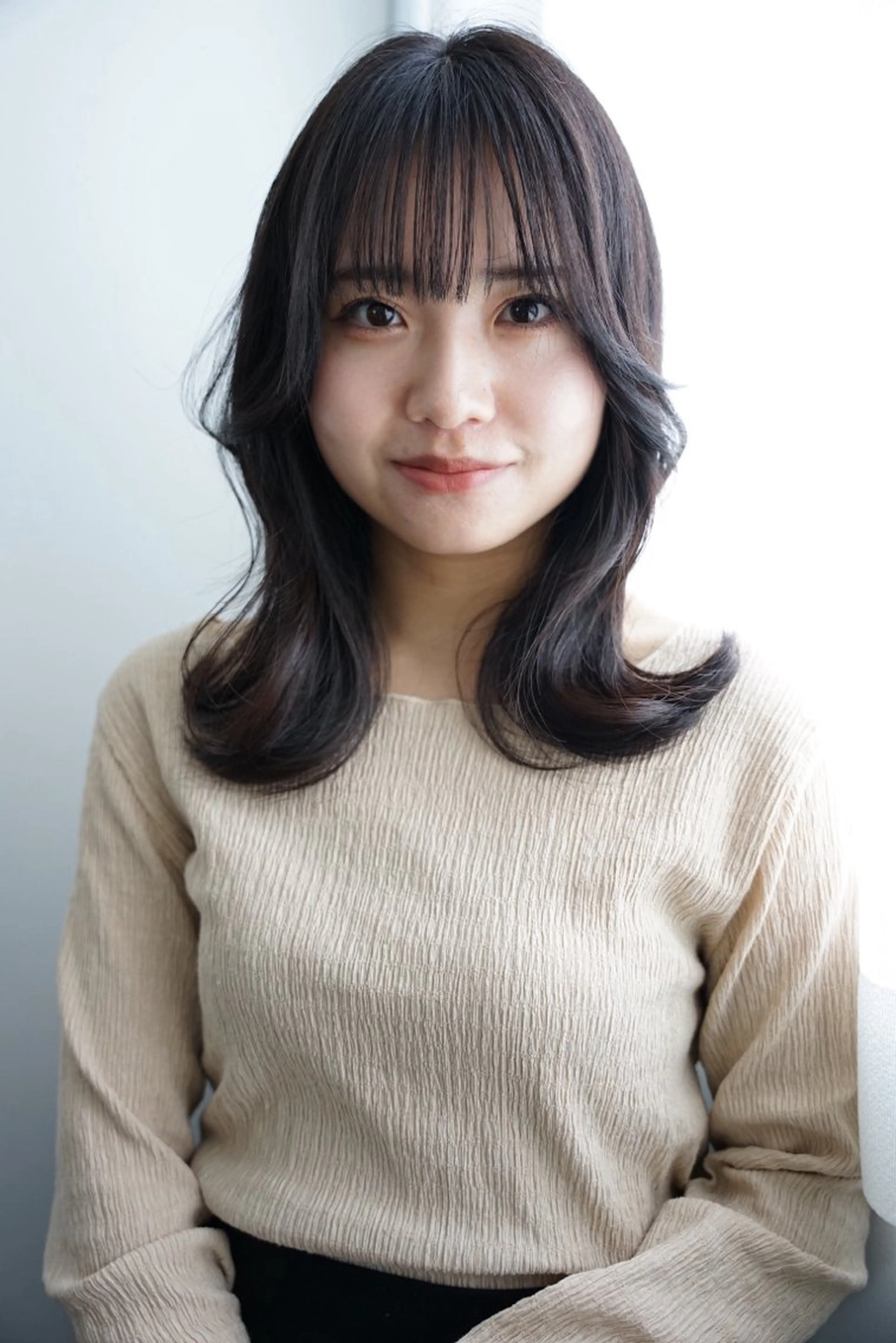レディースカット+白髪染めカラーの写真