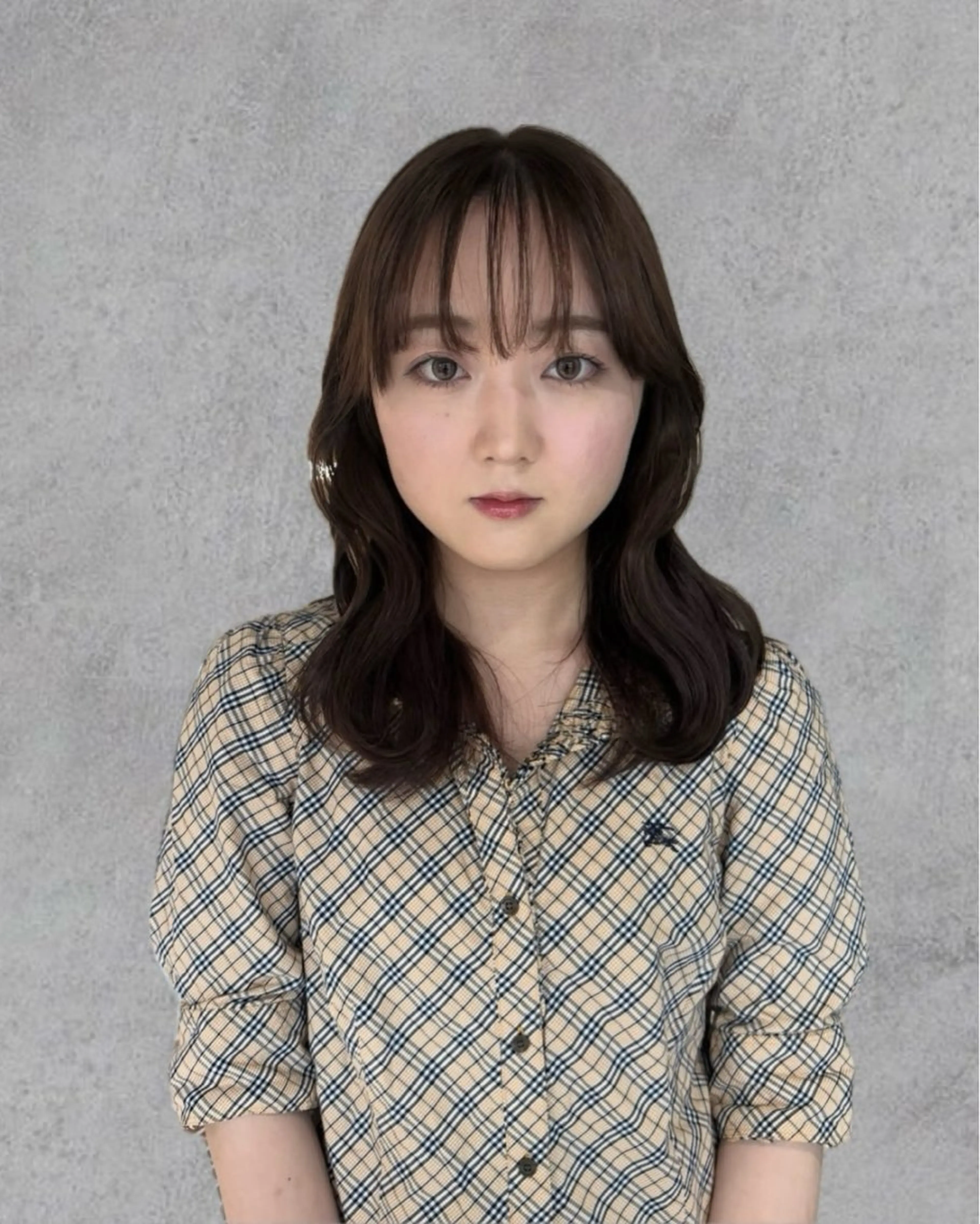 ミディアム カラー ヘアカラー Graph./ oraのヘアスタイル