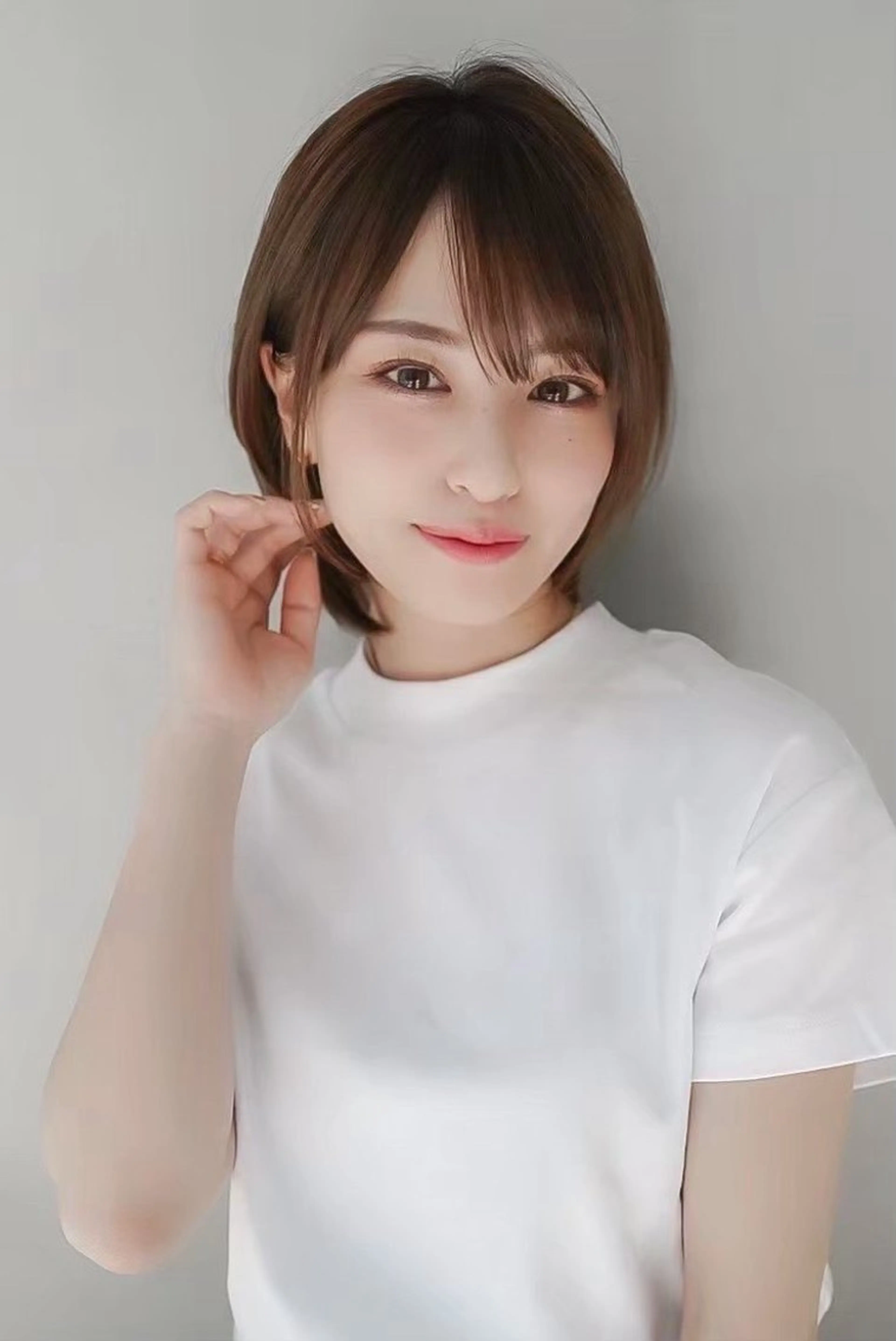 ショート カラー MISAKI🪐 縮毛矯正のヘアスタイル