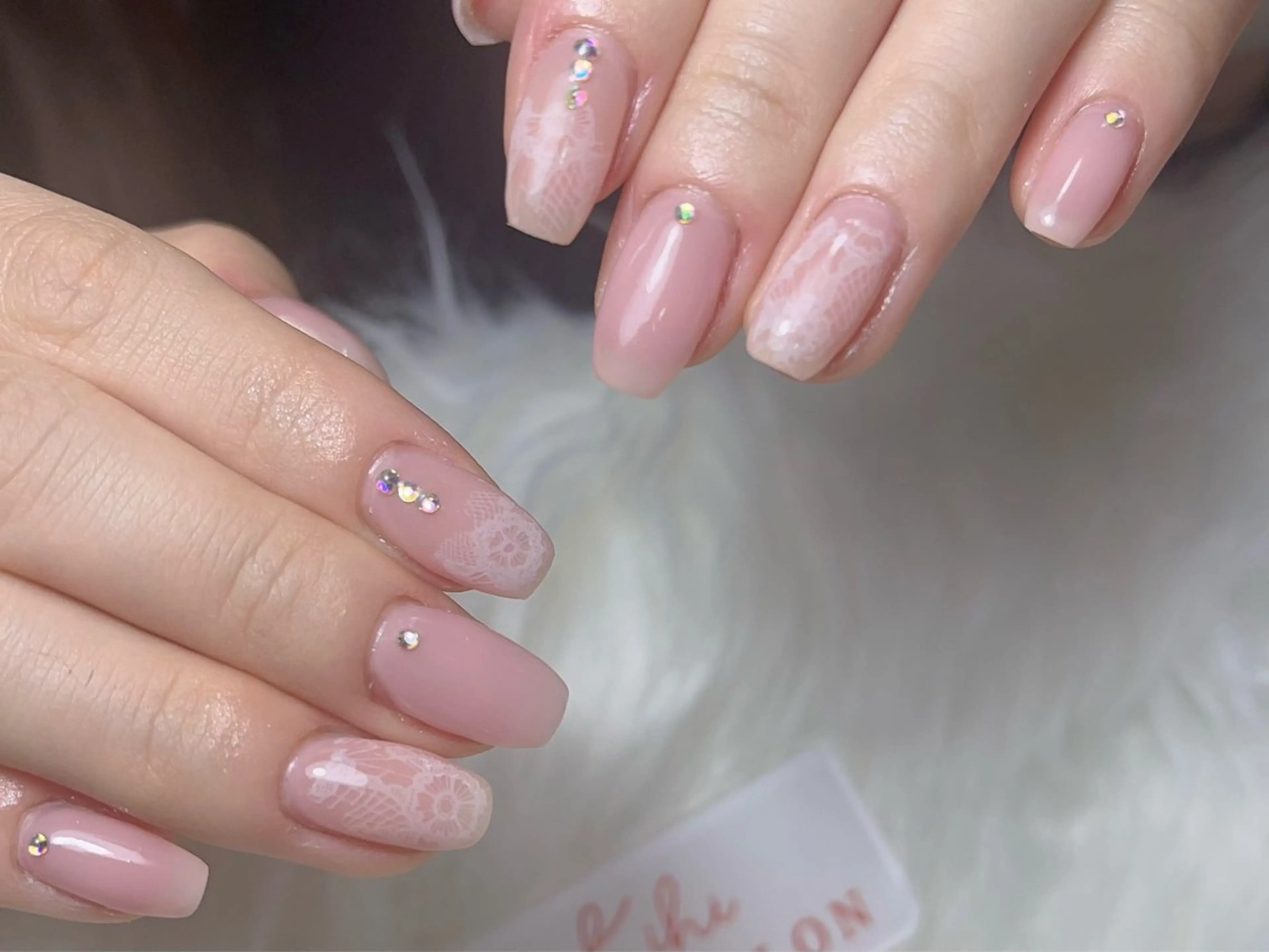 ネイル アートネイル フレンチネイル ジェルネイル グラデーション 韓国ネイル ハンドネイル ハンドケア さくら💮💮 【オフ無料】のネイルデザイン