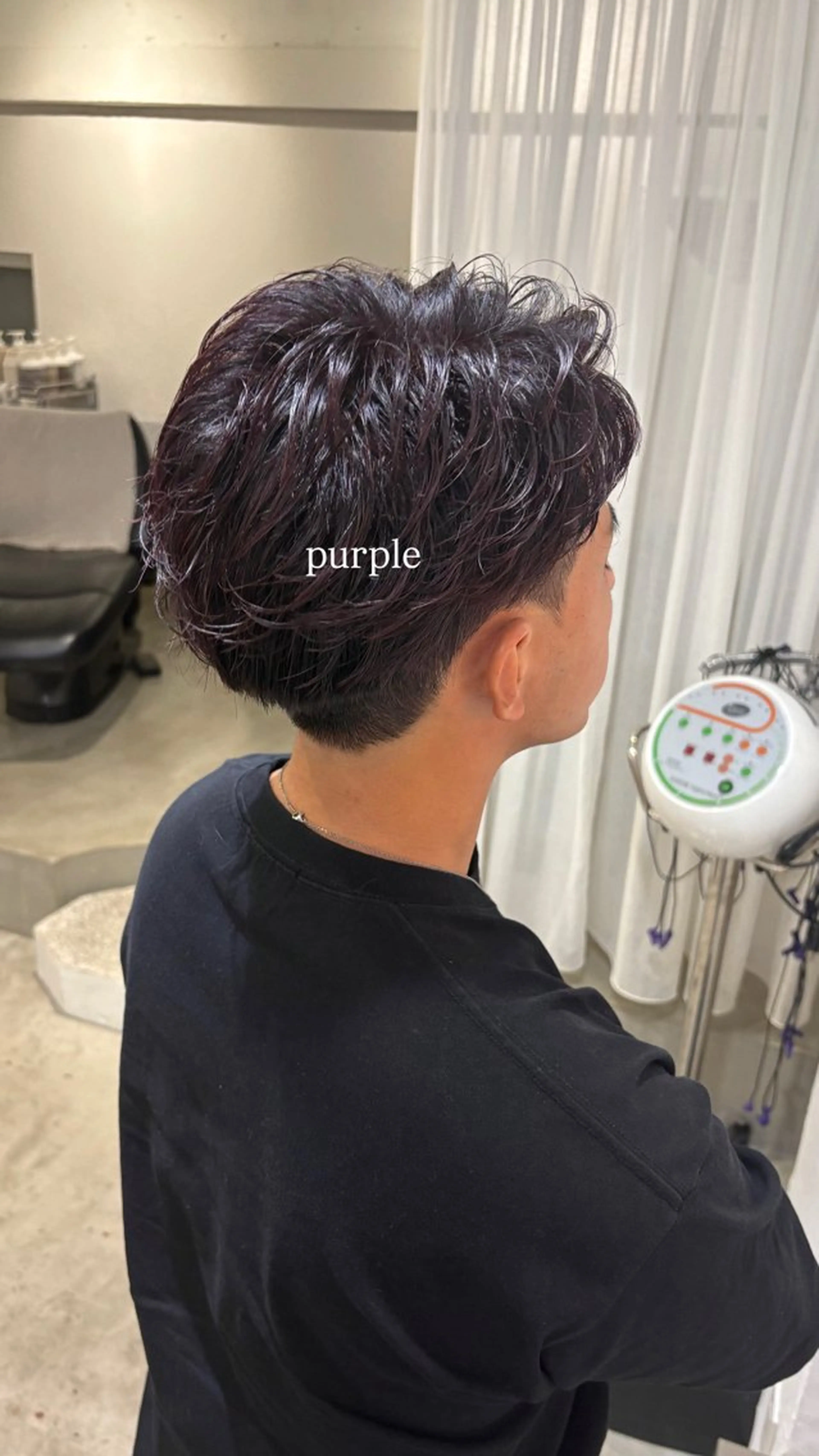 カラー メンズ メンズショート 透明感カラー ヘアカラー HOI所属・ むねはる /札幌美容師のヘアスタイル