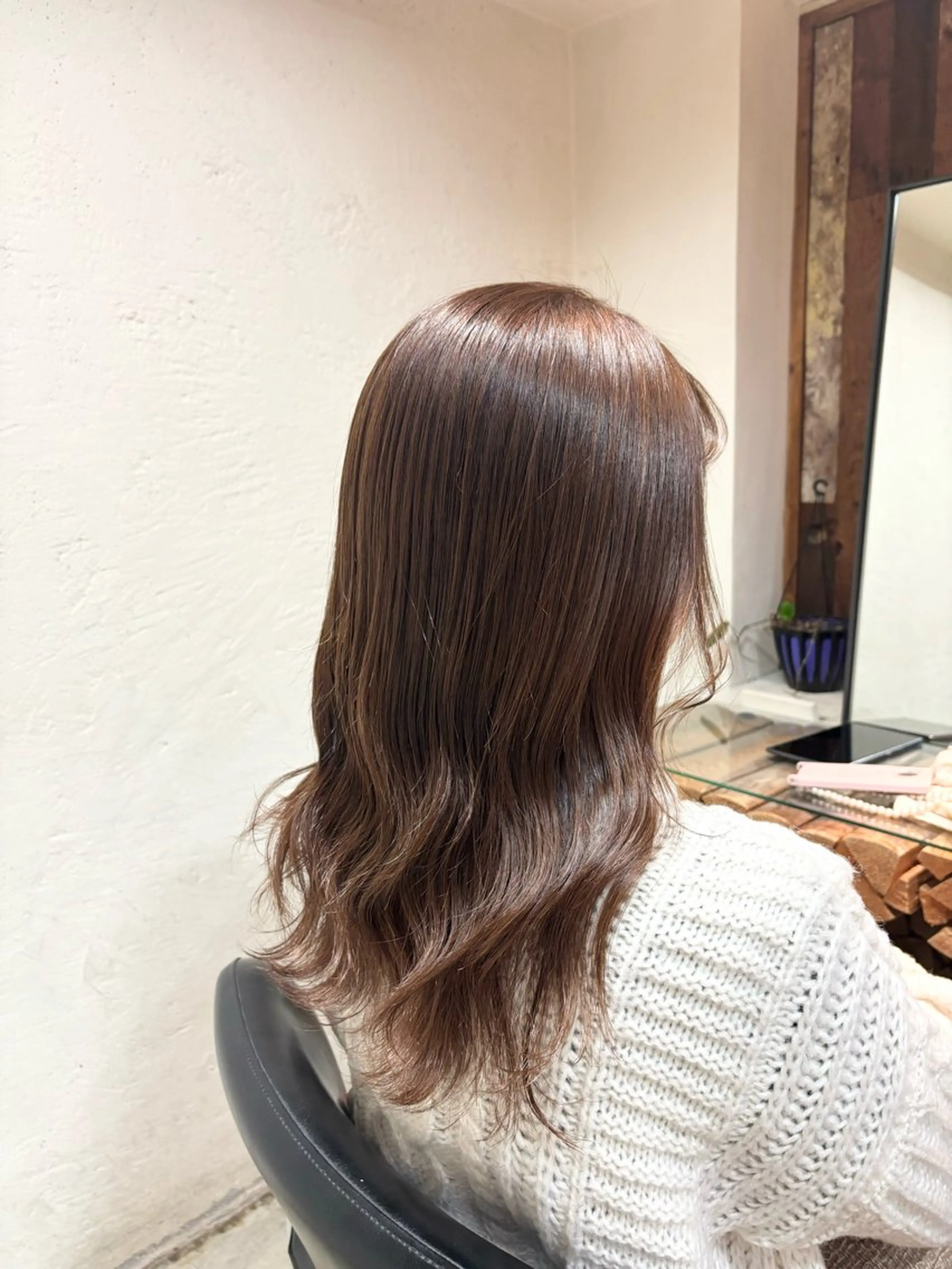 セミロング カラー ⌇透明感color 🌹ᴍᴇɢᴜᴍɪ ⌇のヘアスタイル