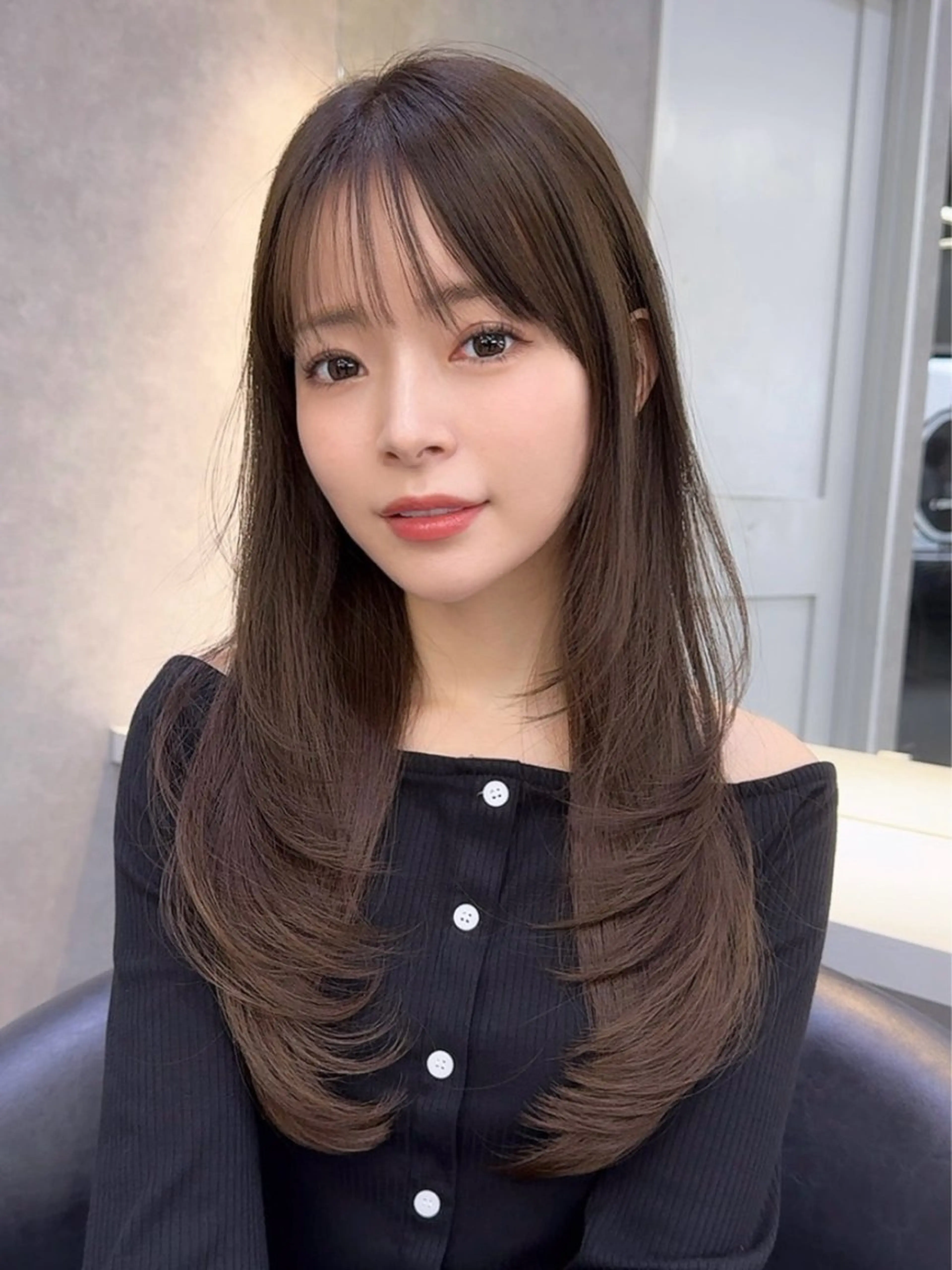 【当日予約限定】カット✨＆全体フルカラー❣️ #レイヤーカット　#顔まわりカットの写真