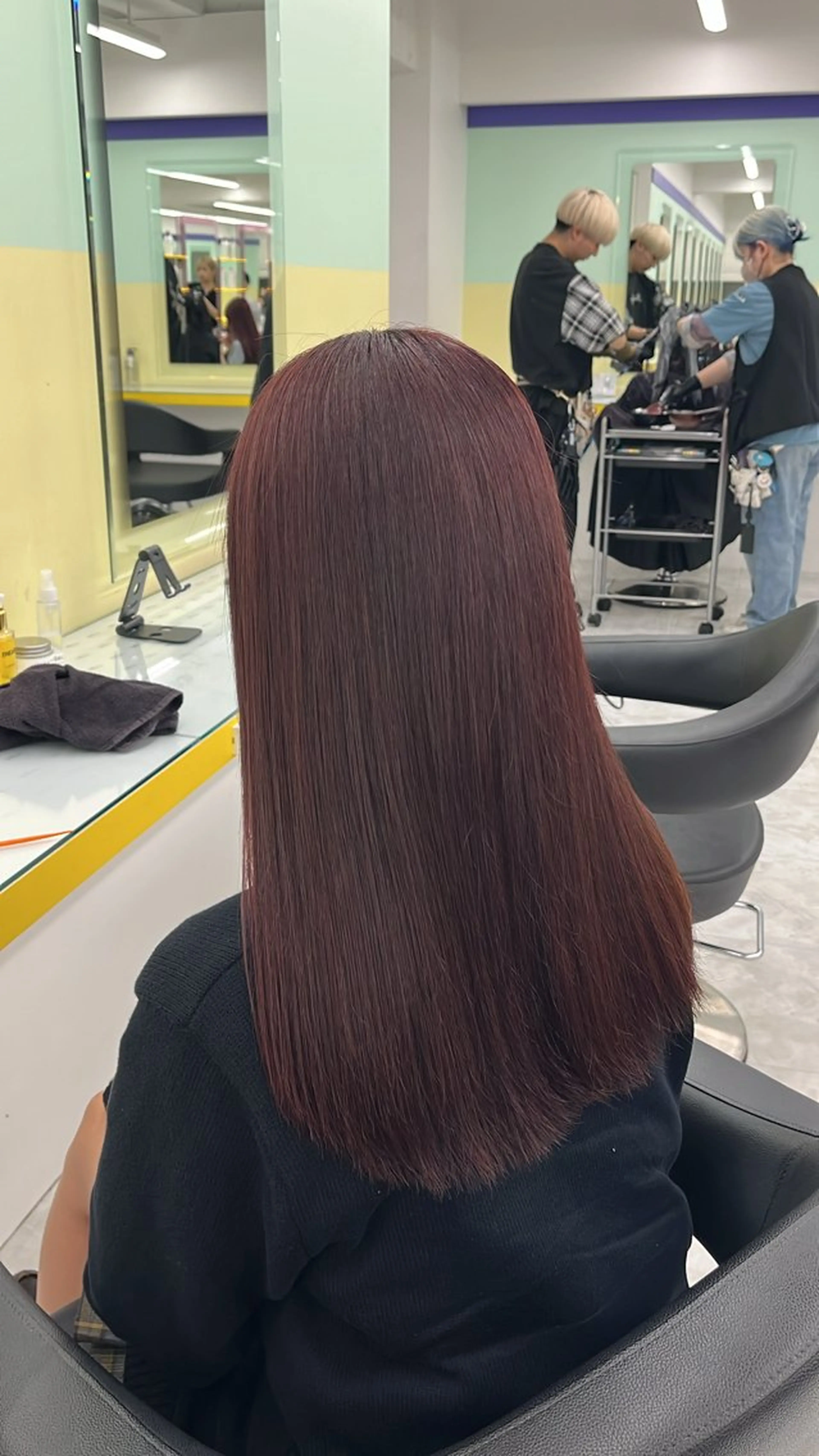 セミロング カラー ヘアカラー 🎀Girly艶髪 暖色🎀Harukaのヘアスタイル