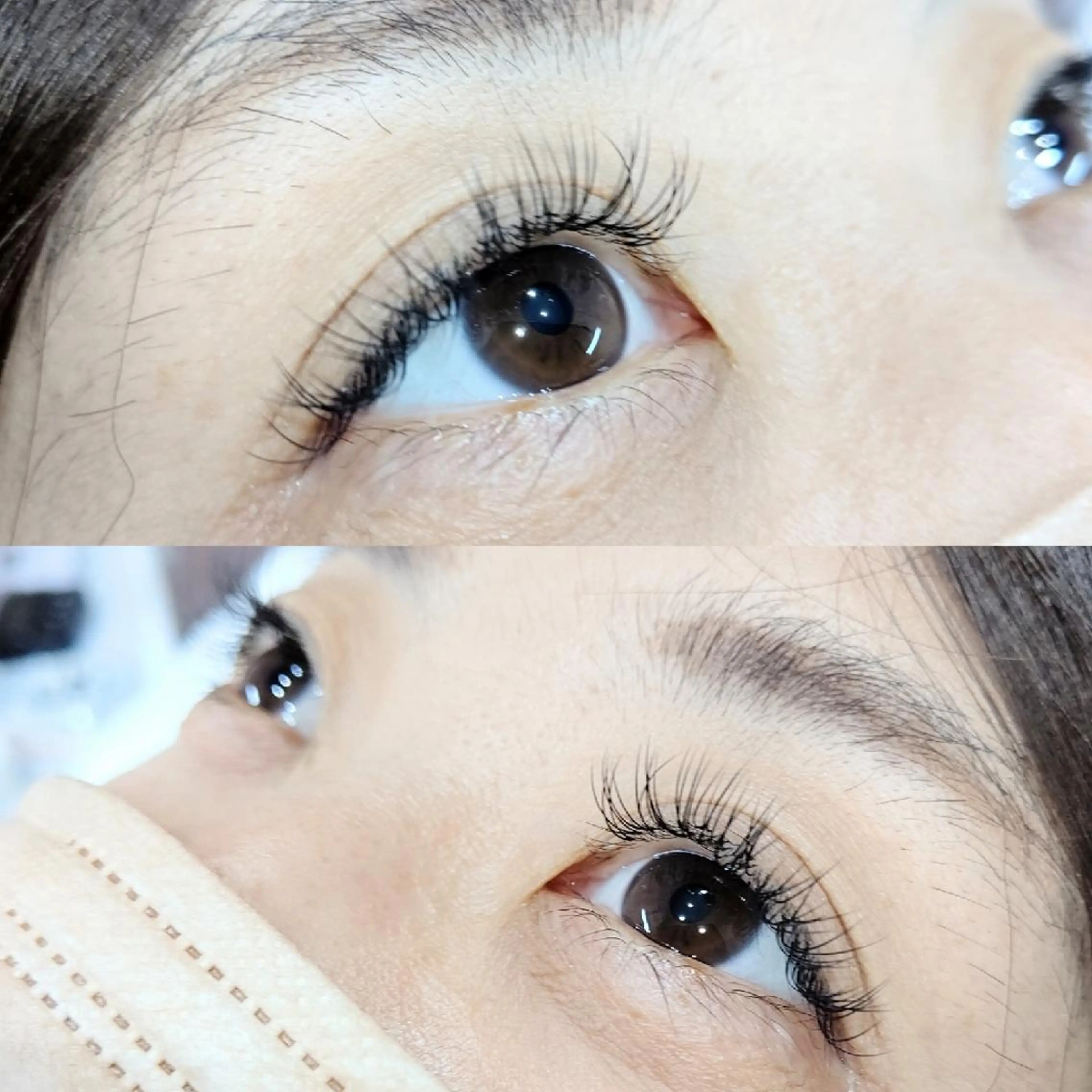 マツエク・マツパ Cカール フラットラッシュ 木下 優佳のマツエク・マツパデザイン