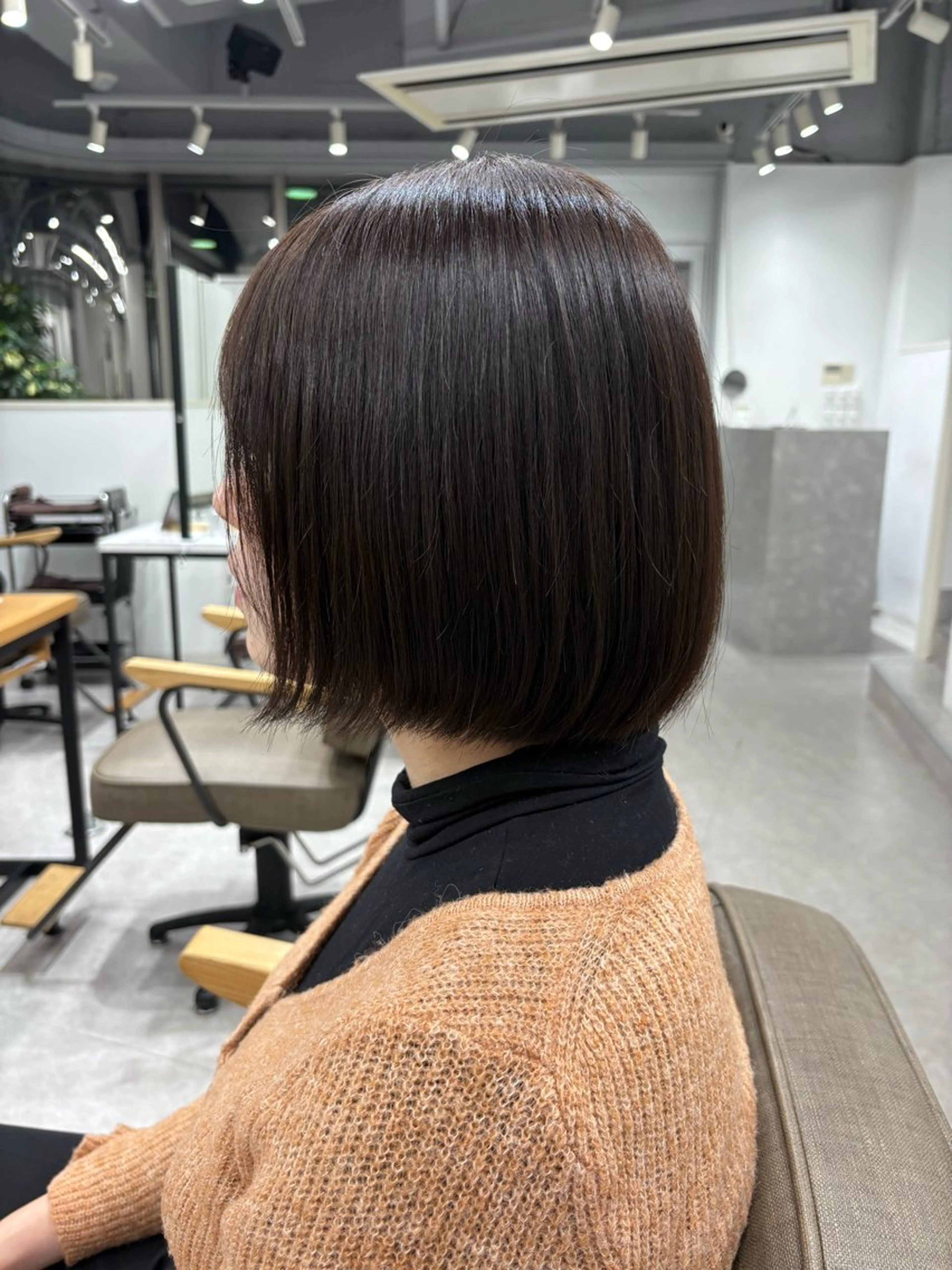 ミディアム ヘアカラー ミツイシ ユウワのヘアスタイル
