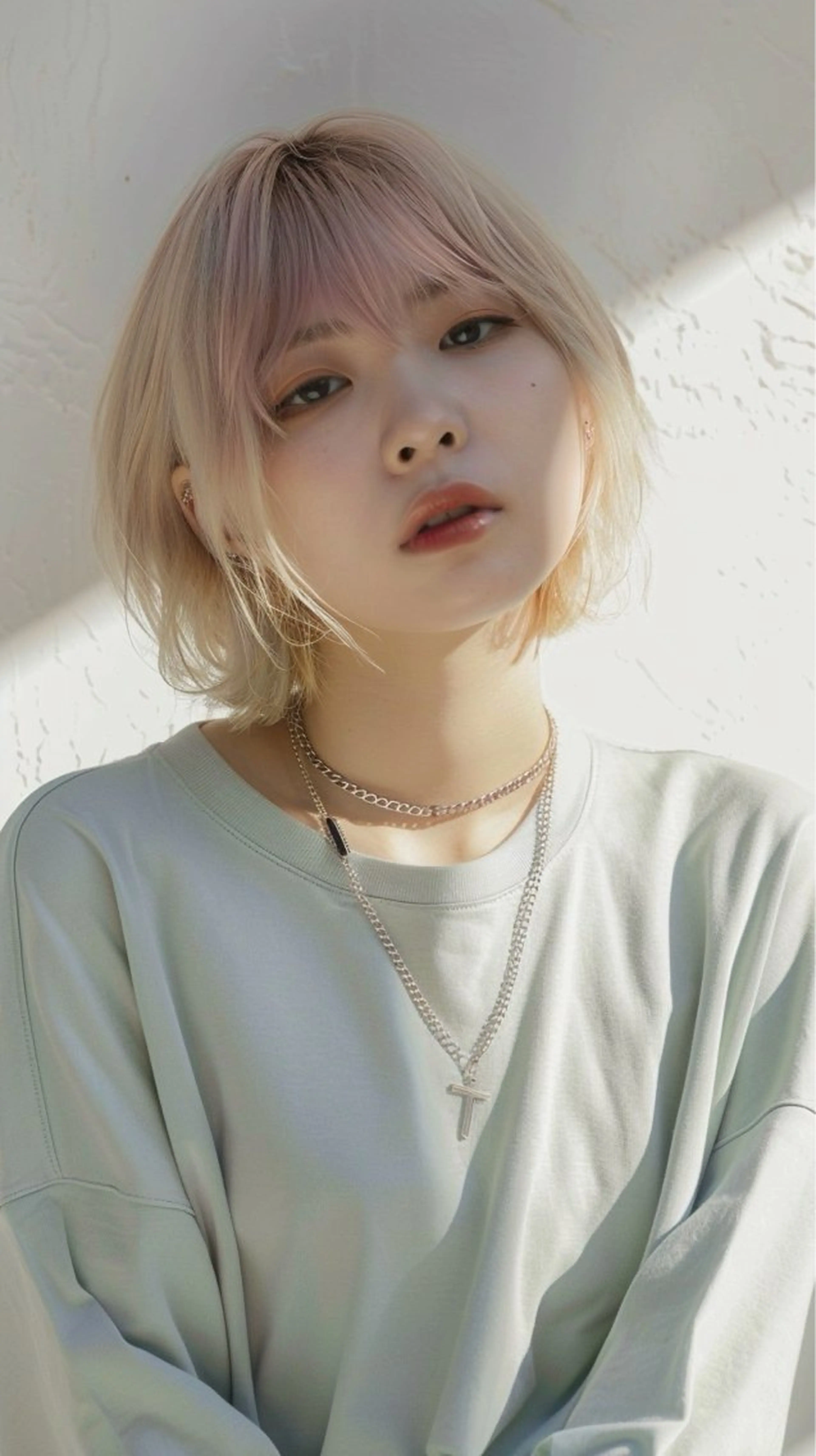 ショート カラー ヘアアレンジ みのり 《BASE.》のヘアスタイル