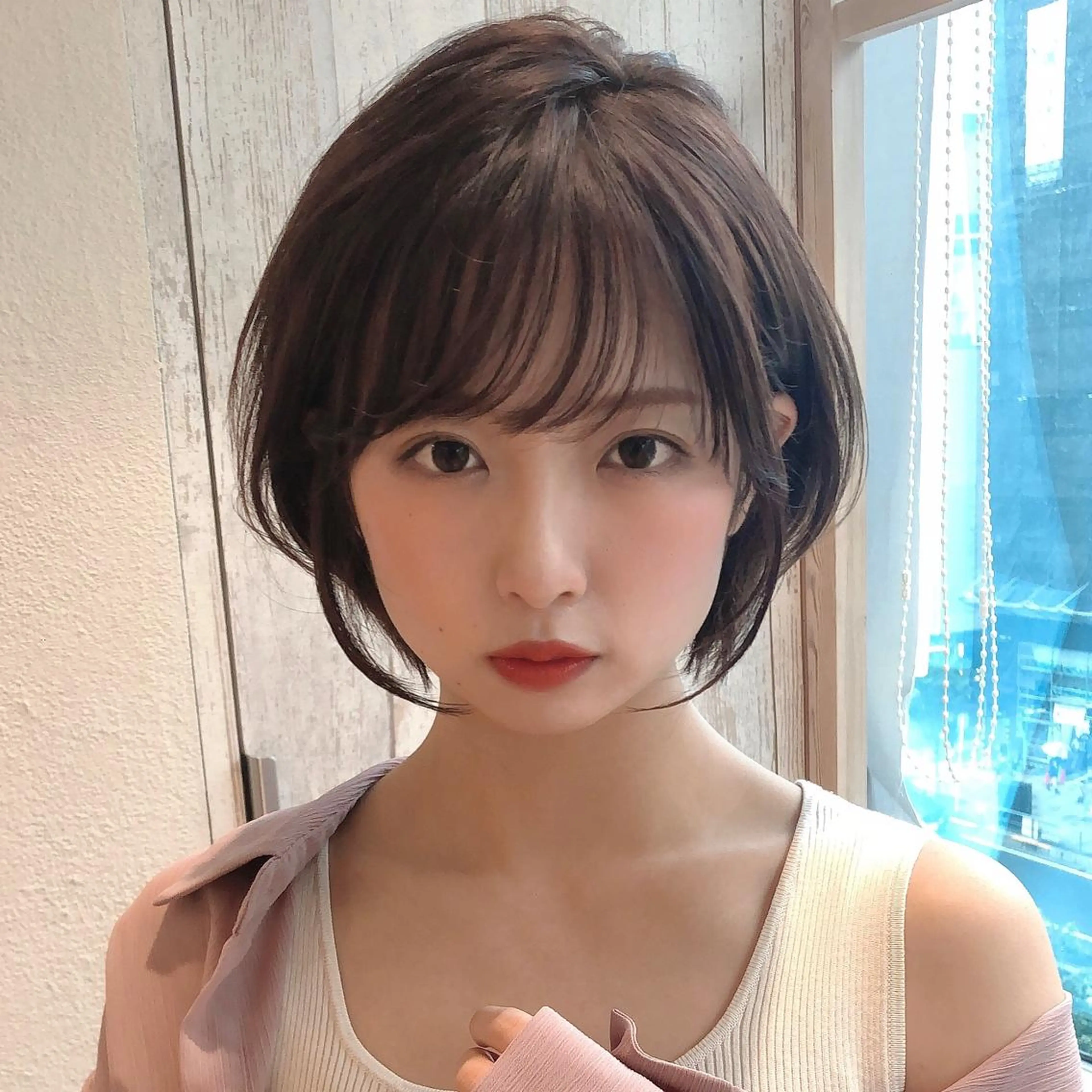 ショート カラー パーマ ヘアアレンジ キッズ ネイル マツエク・マツパ ショートヘア トリートメント ニュアンスネイル ショートネイル ニュアンスパーマ カット ヘアカラー トリートメント ショートの神✨AFL OAT 井上康平のヘアスタイル