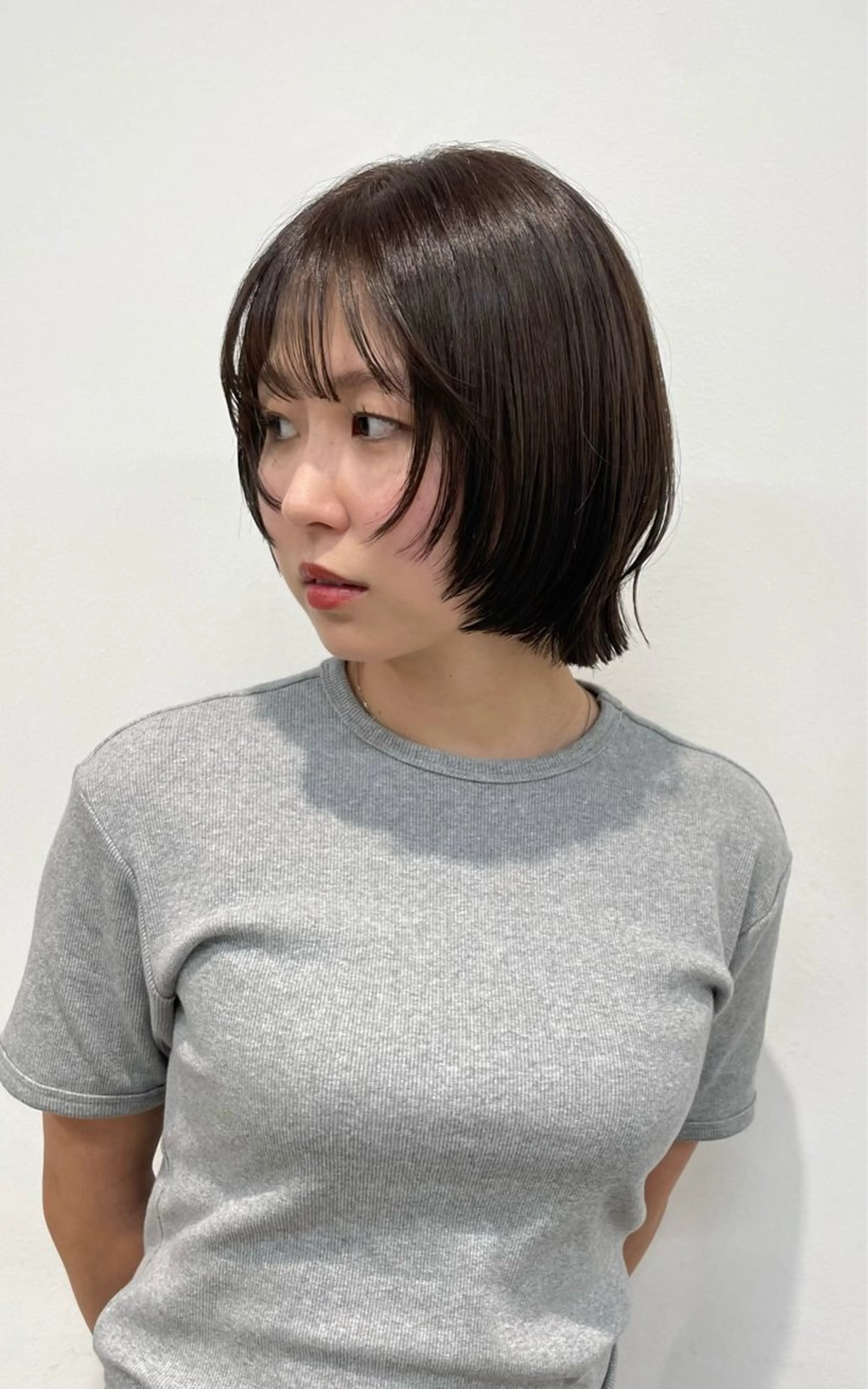 ミディアム カット ヘアカラー トリートメント fit hue 〻kotonoのヘアスタイル