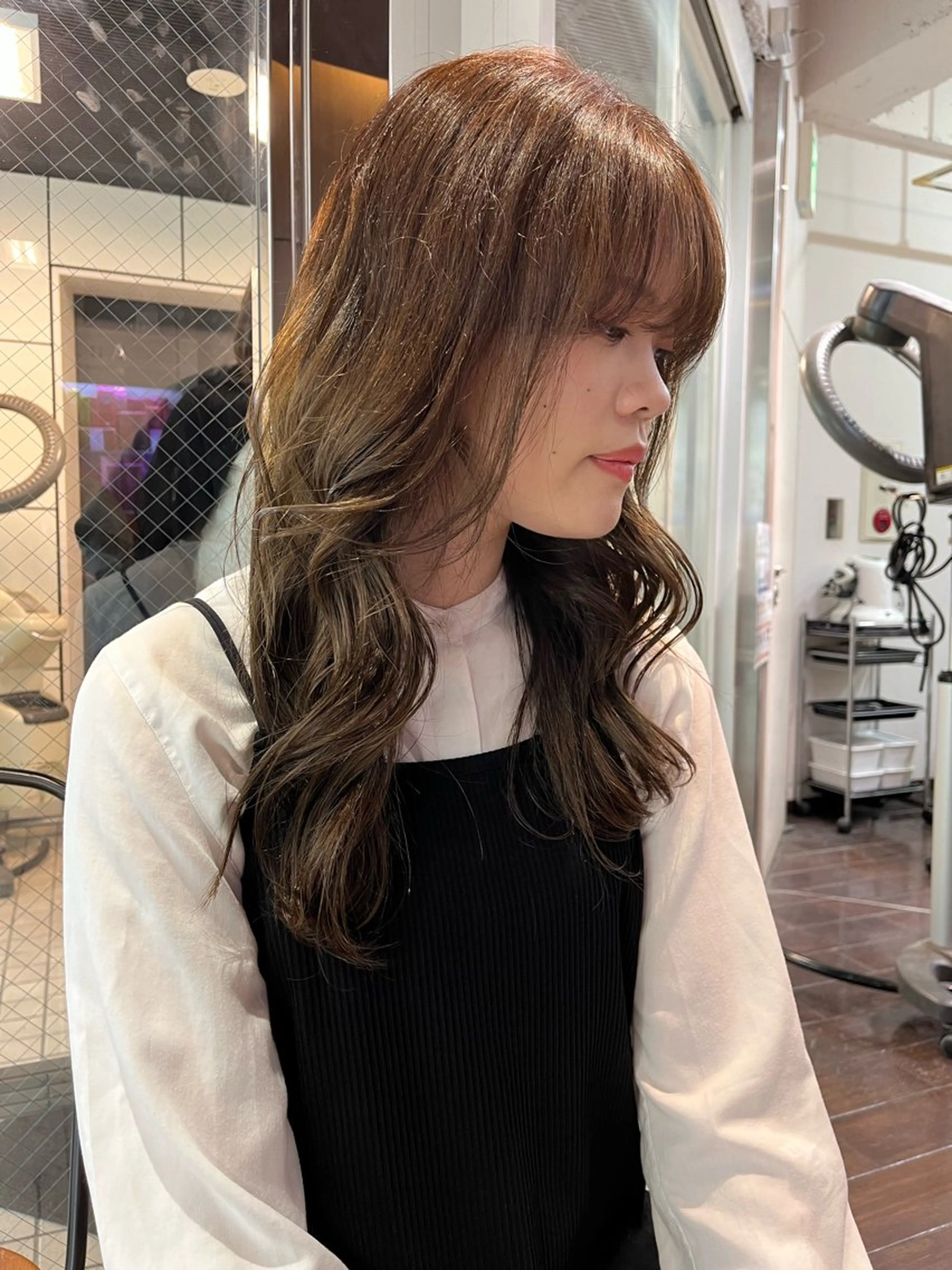 ロング 酸性ストレート 🤍🎀honokaのヘアスタイル