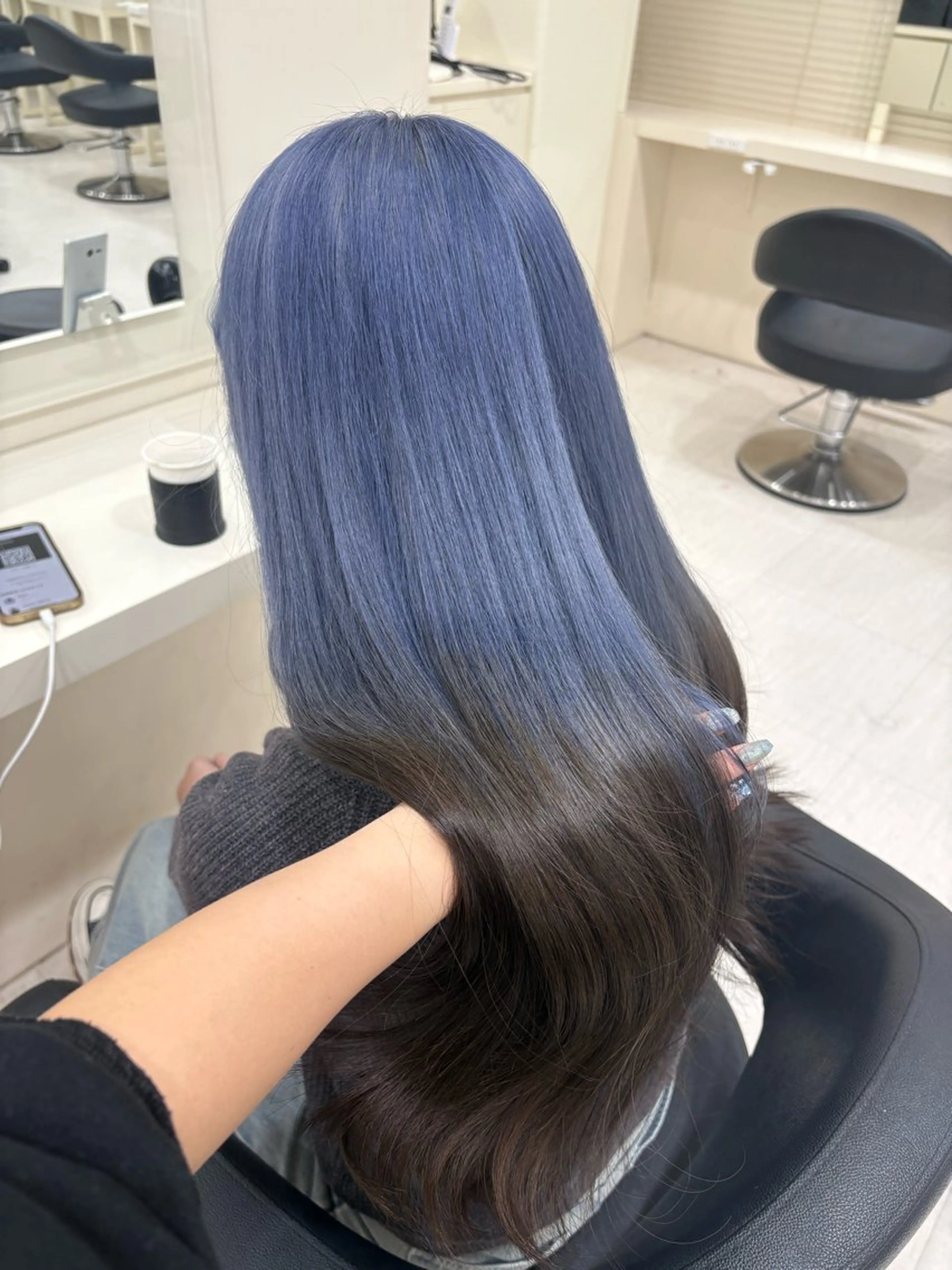 セミロング カラー ヘアアレンジ ヘアカラー 💟RINNA 艶カラー💟のヘアスタイル