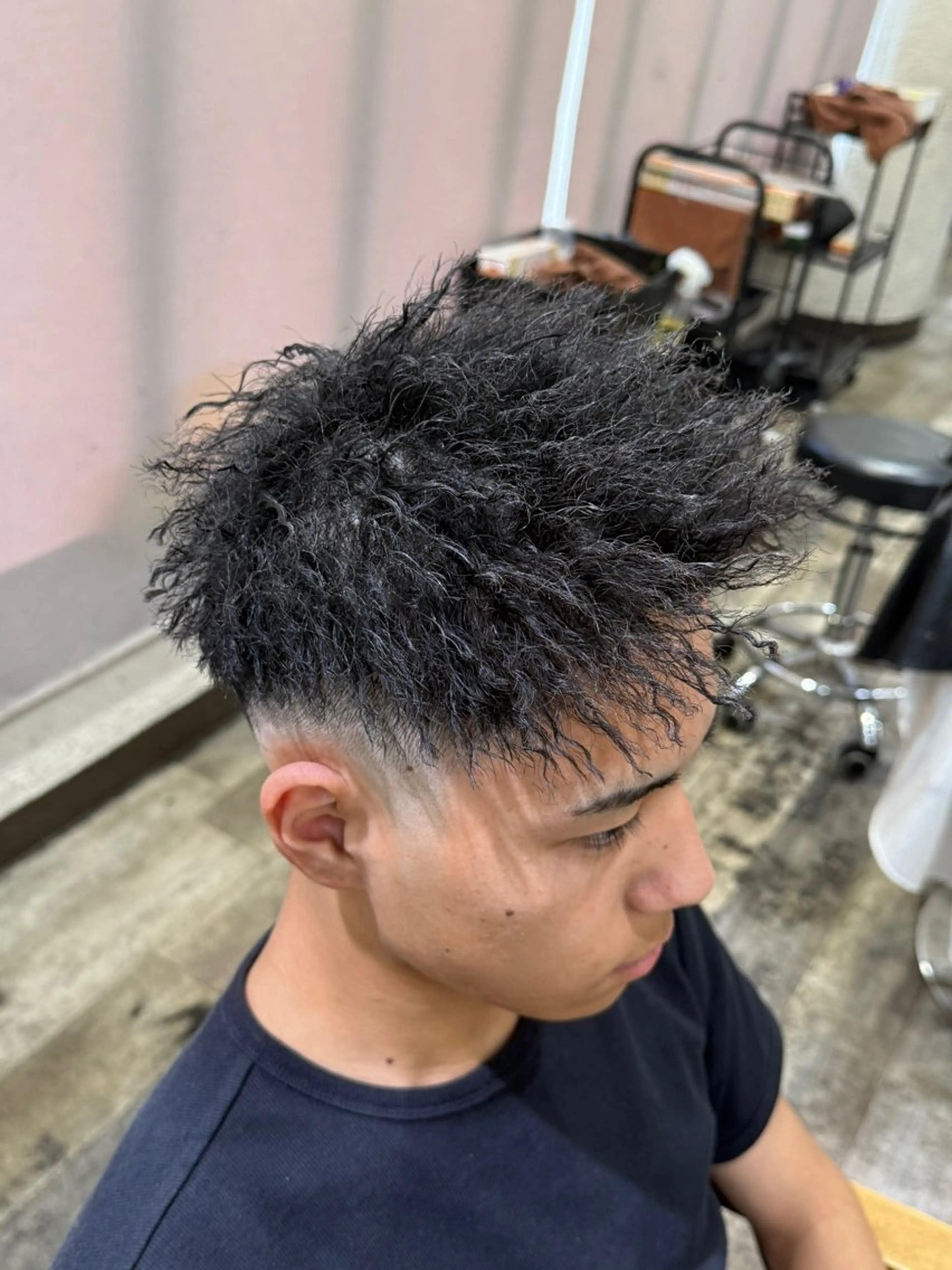 『期間限定クーポン』パーマ+短髪カット(パーマ全対応)追加料金無しの写真