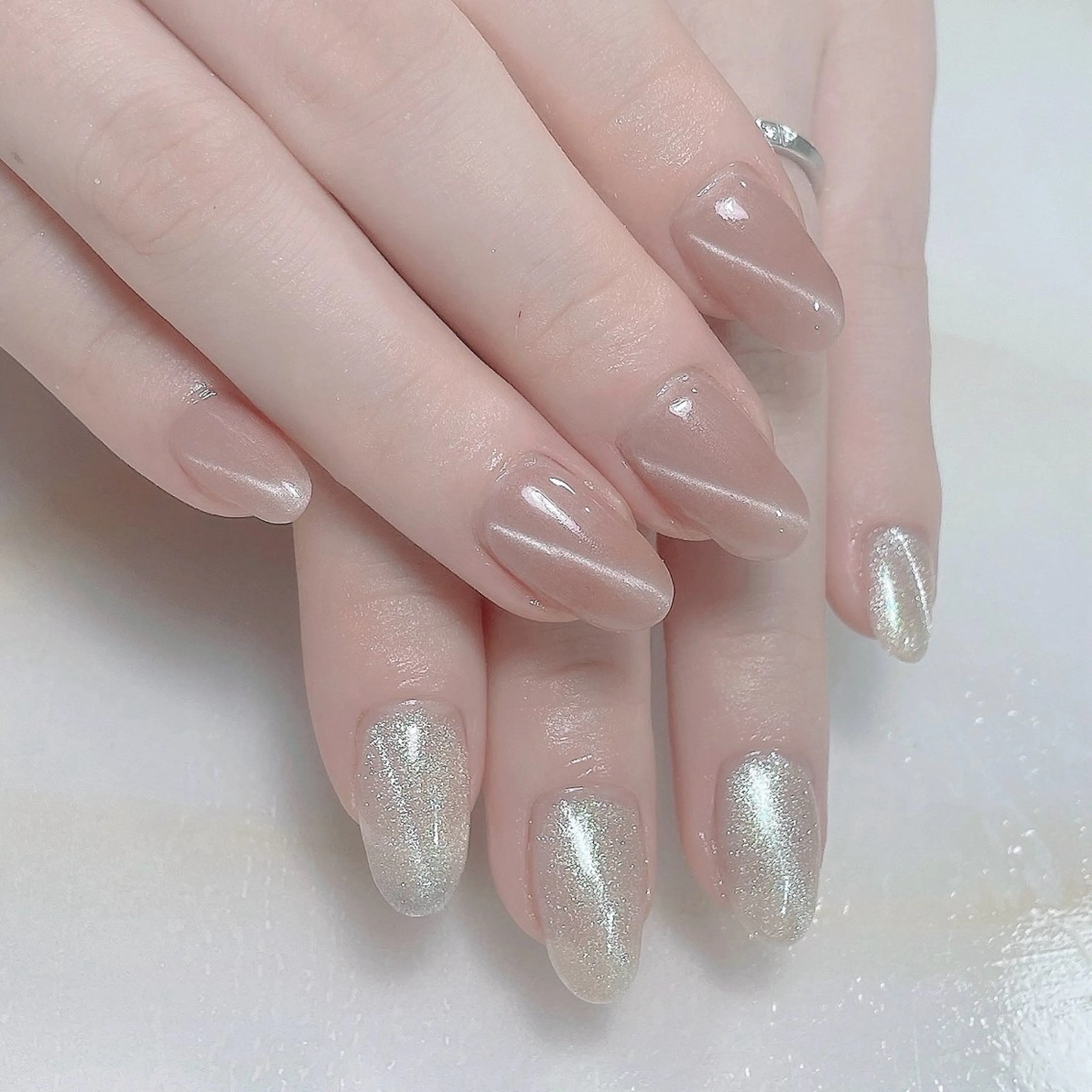 ネイル アートネイル フレンチネイル ジェルネイル グラデーション 韓国ネイル 久保田 マリコのネイルデザイン