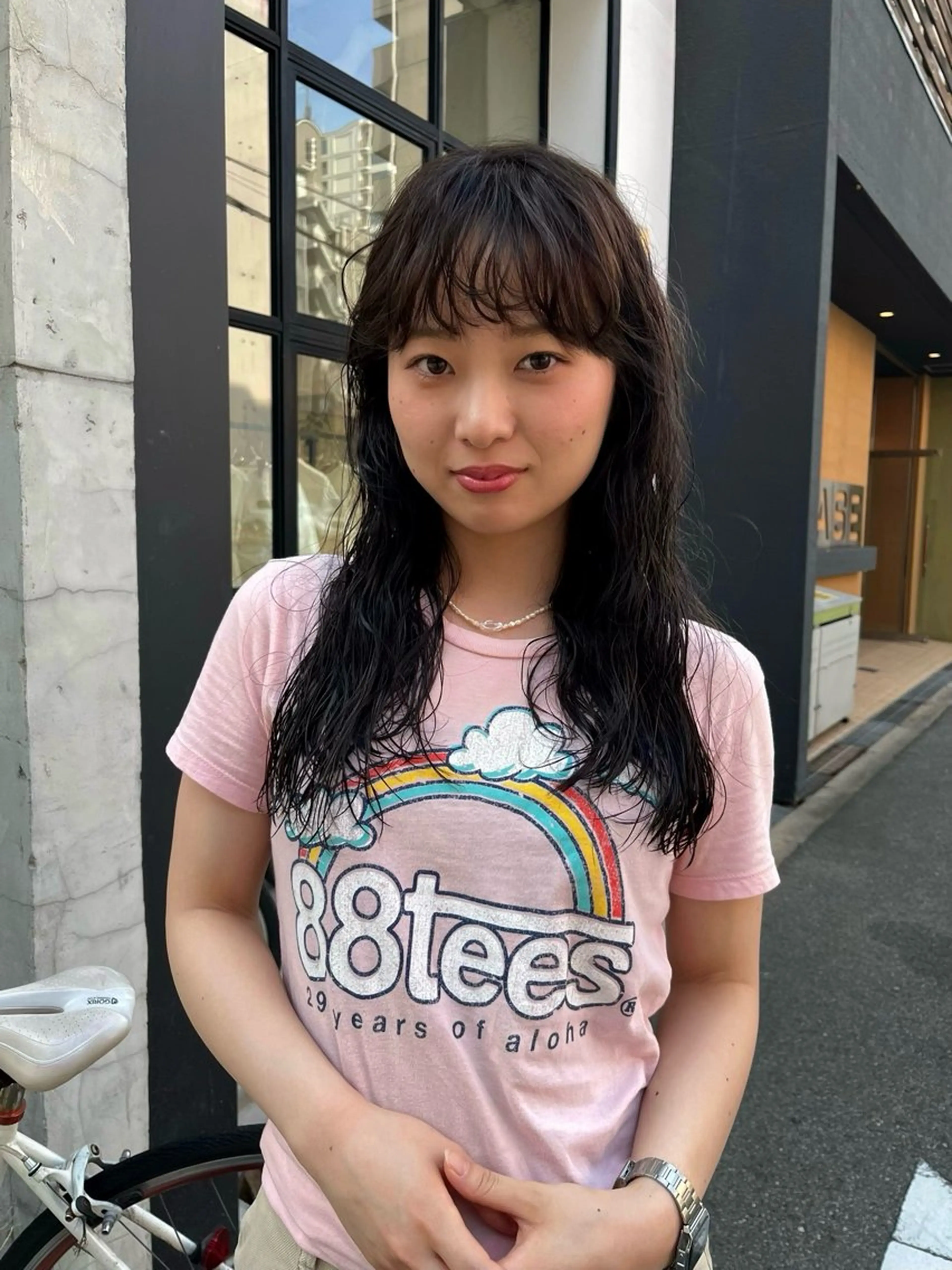 ロング ヘアカラー 酒井 美里のヘアスタイル