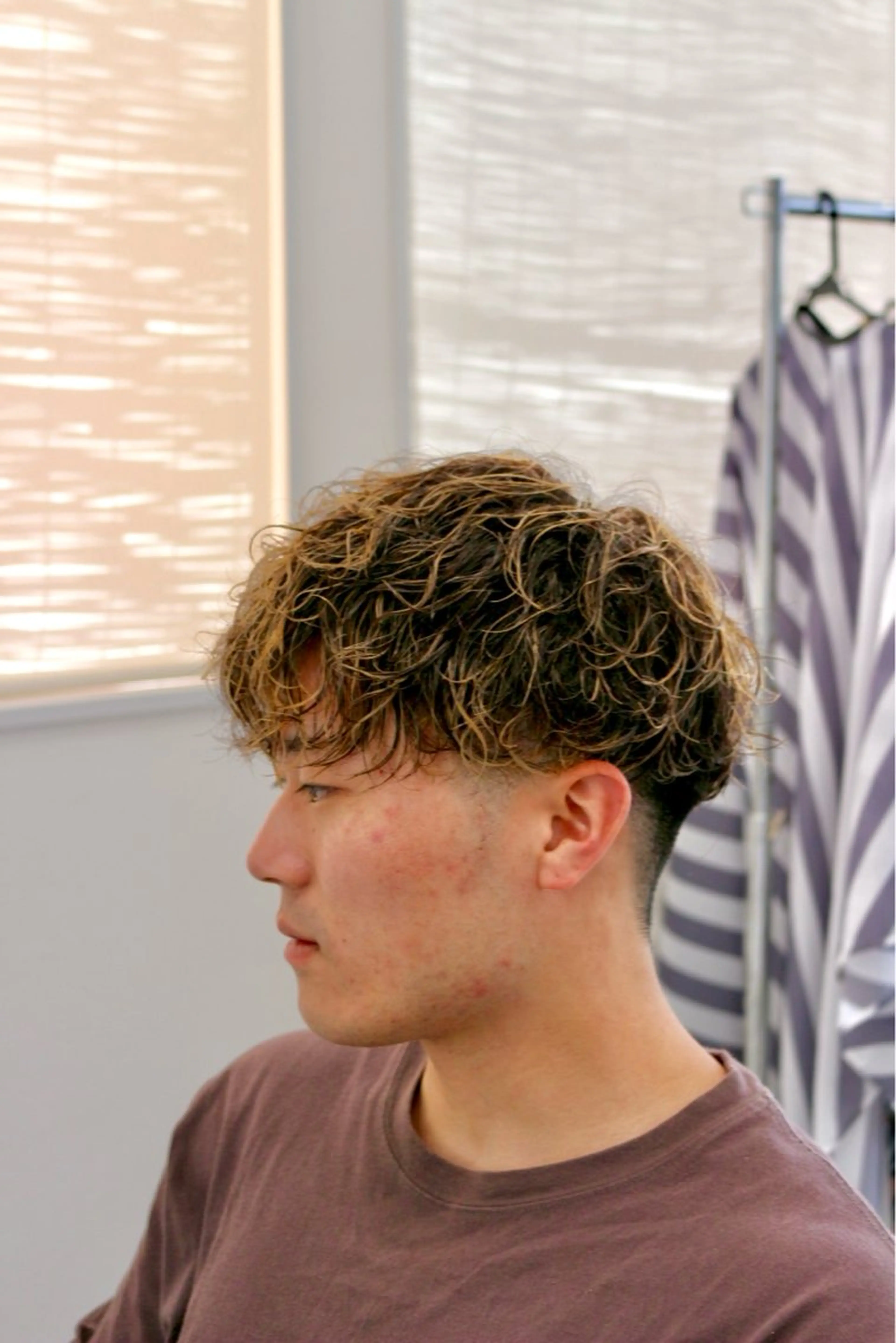 パーマ メンズ メンズパーマ カット パーマ ババ タケルのヘアスタイル