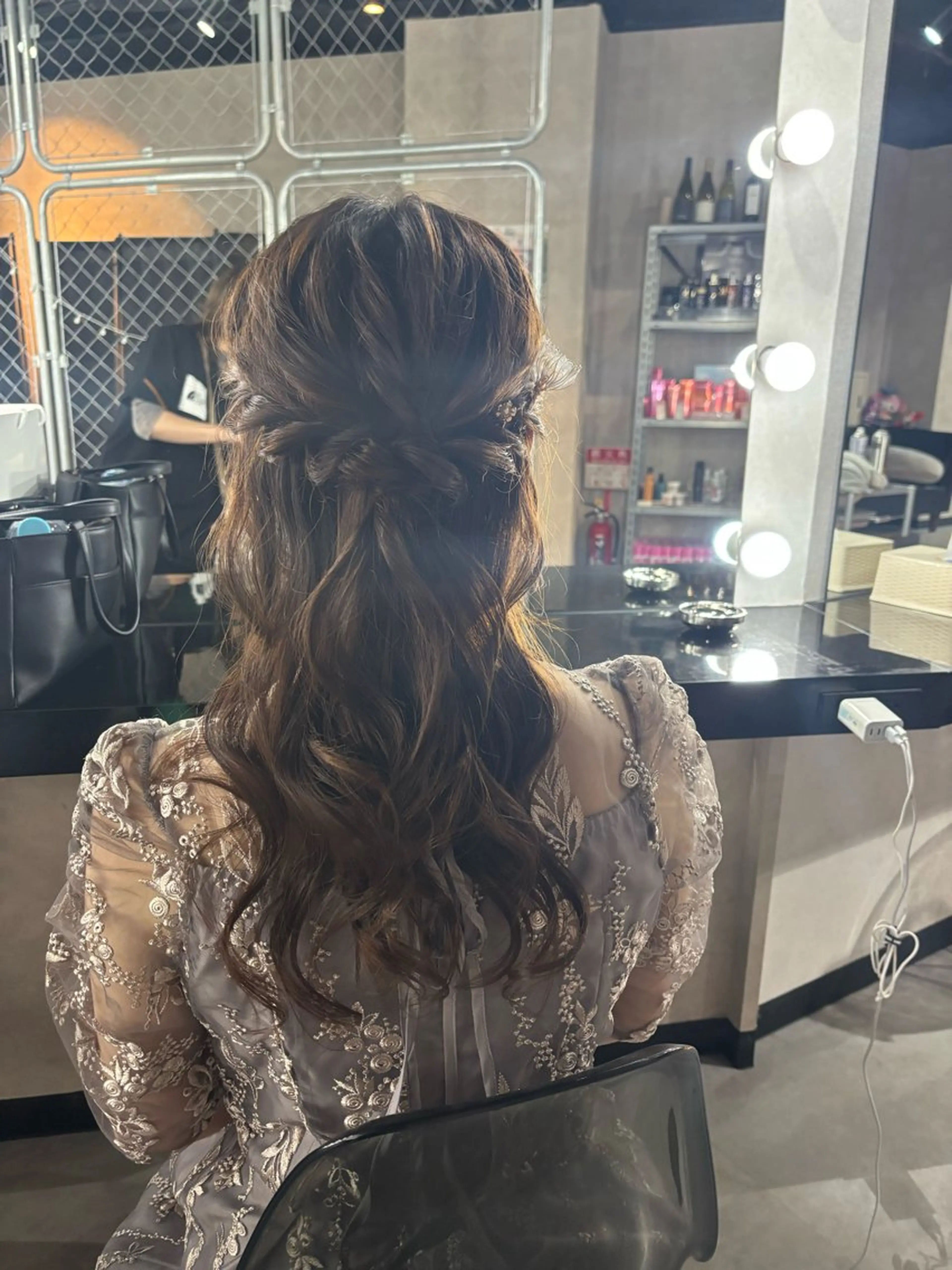 セミロング ヘアセット KISSSWAN Remiのヘアスタイル