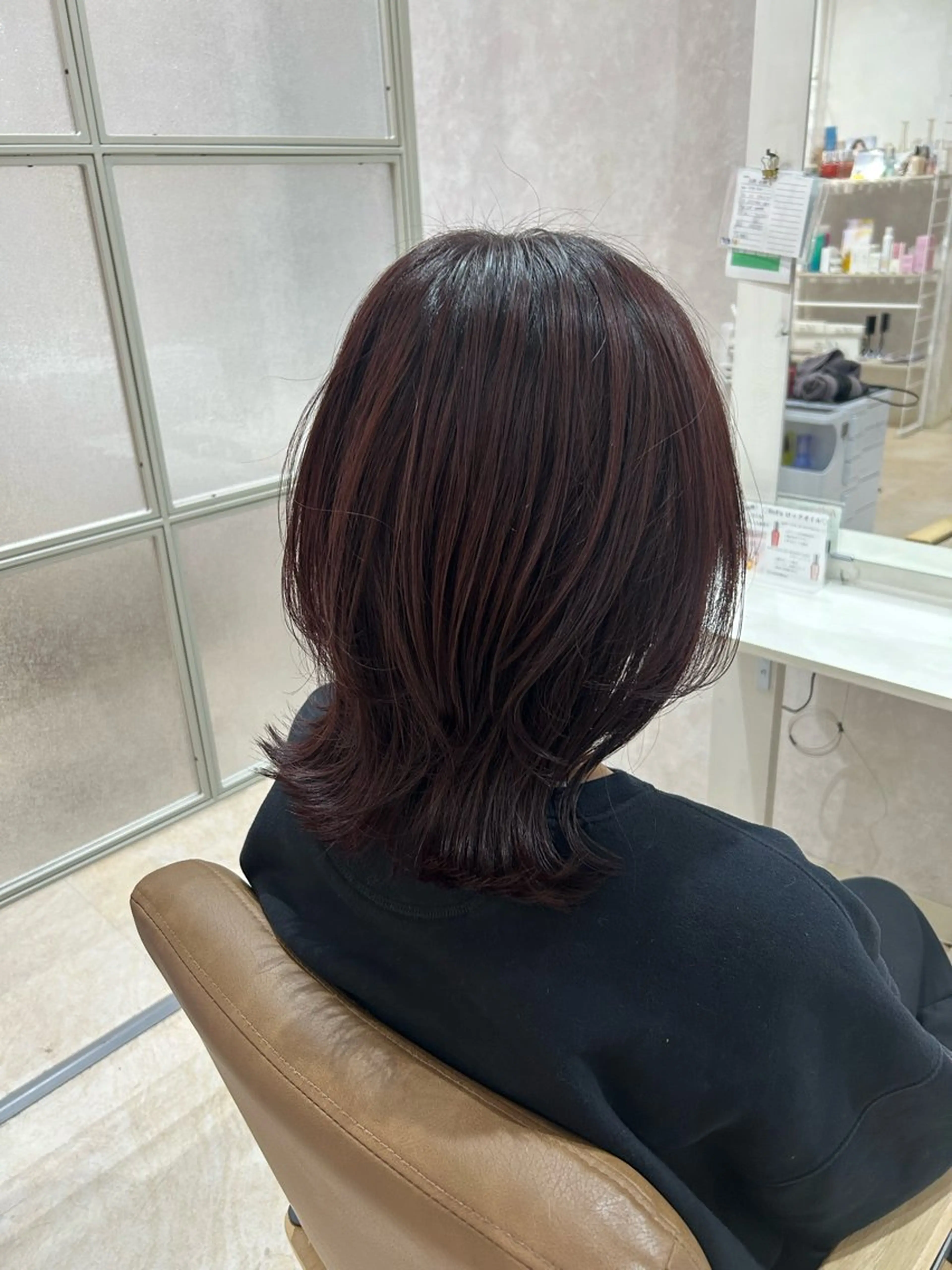 ミディアム カラー ヘアカラー トリートメント 💙まこと💙艶々 カラー(Rico)のヘアスタイル