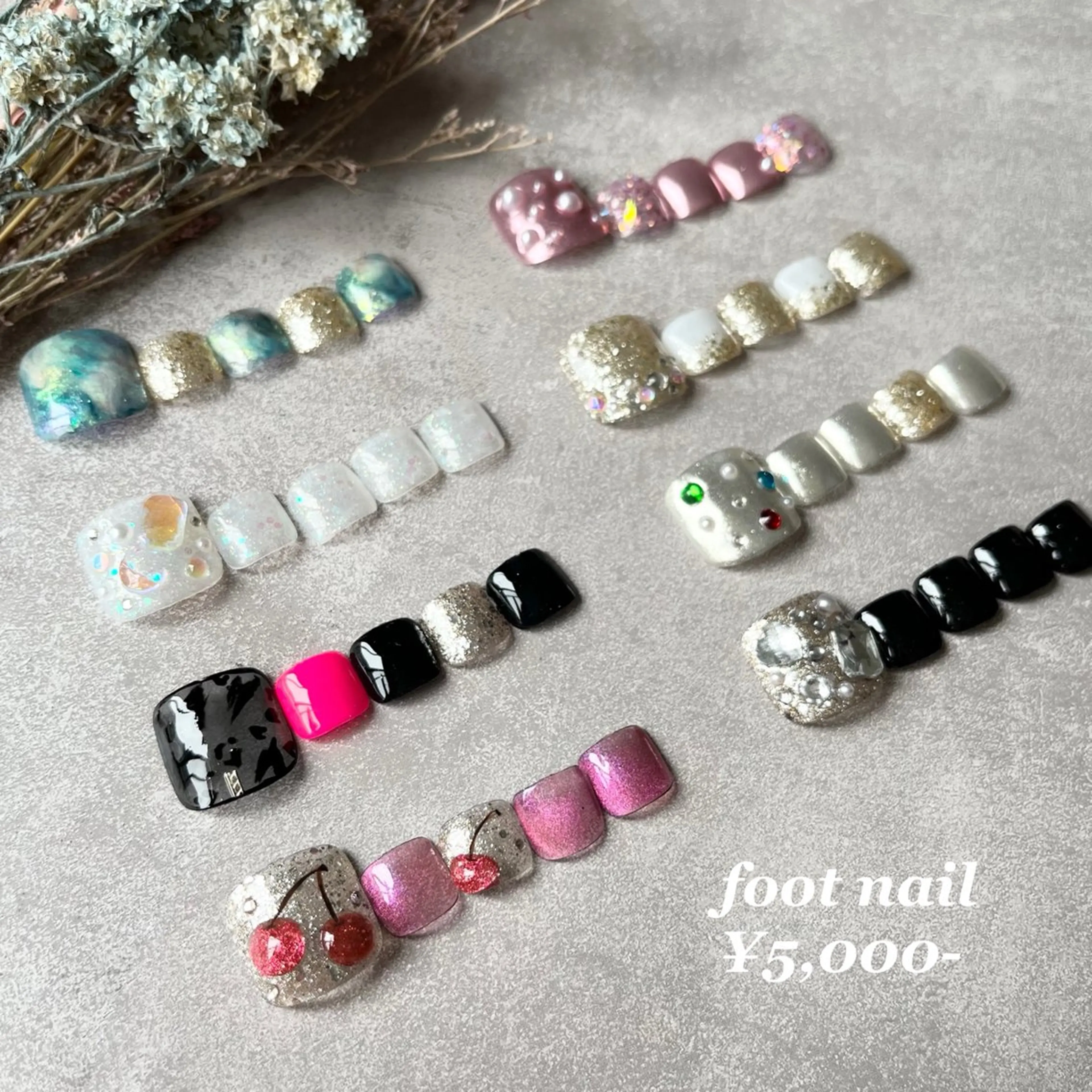 ネイル フットネイル BLOOMY nailのネイルデザイン