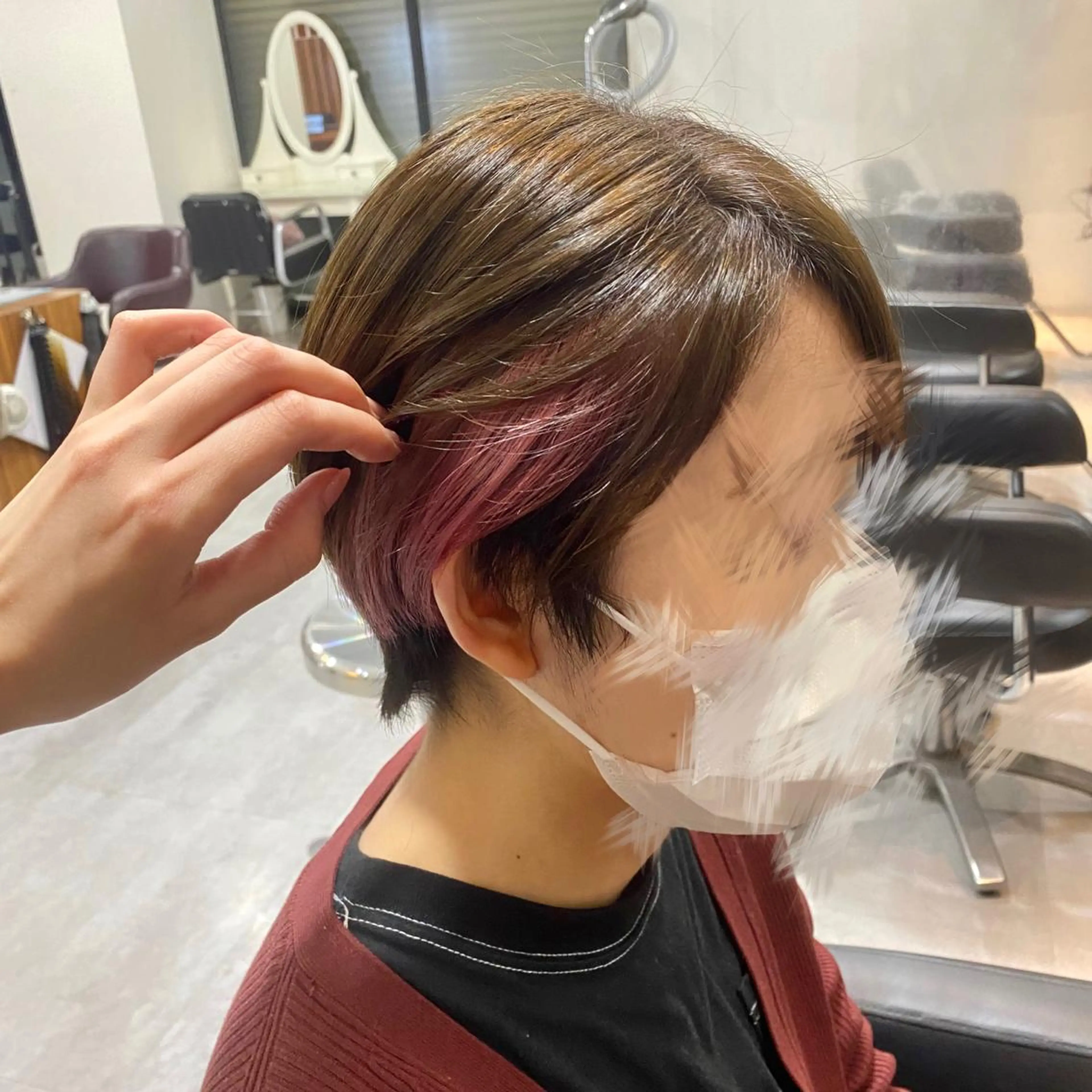 ショート カラー インナーカラー Slap Dash 【スラップ ダッシュ】所属・髪質改善カラー 🧸かりん🎀‪のヘアスタイル