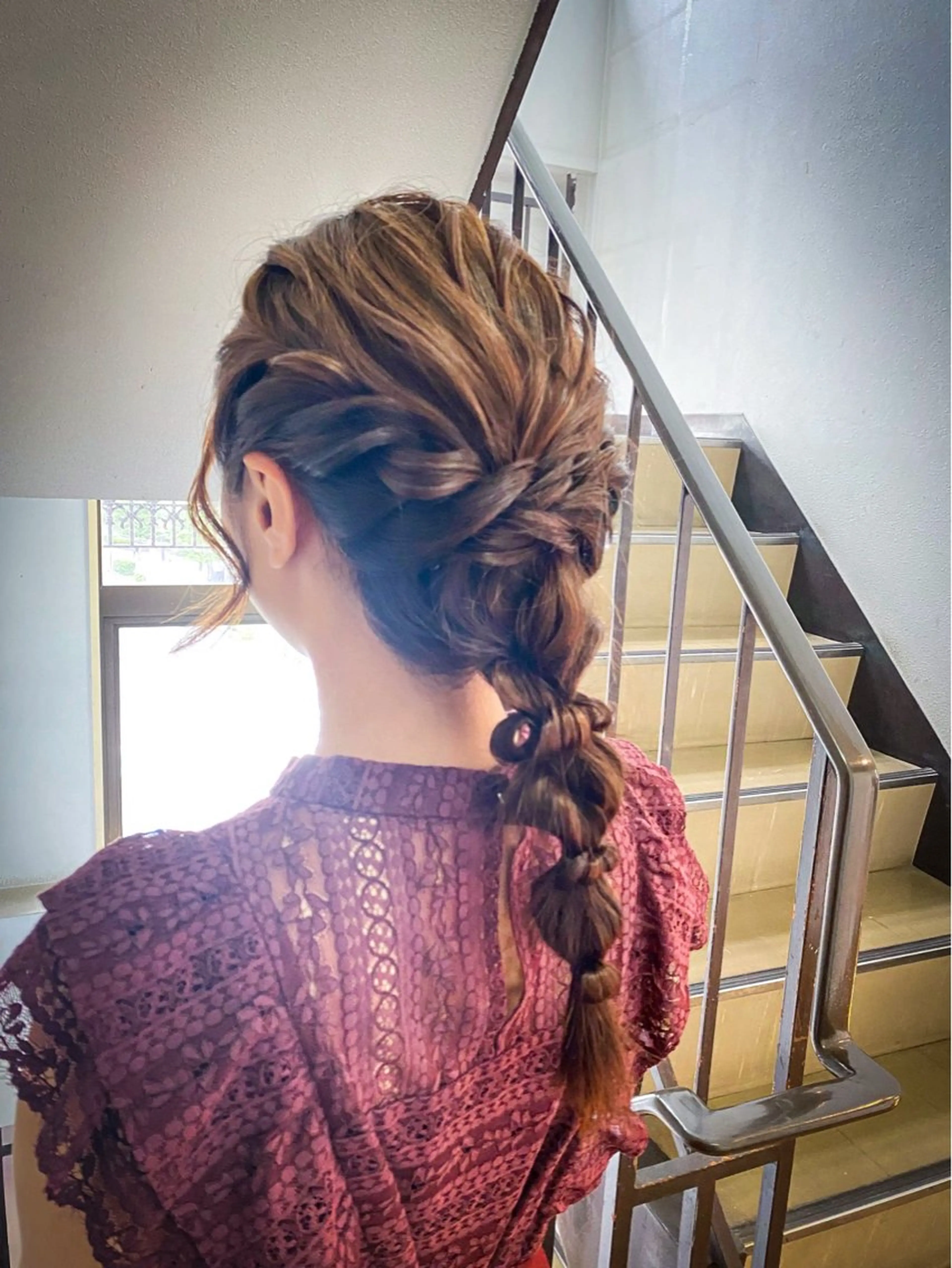 ヘアアレンジ🎀11月土日祝の✨早朝1組様限定✨お試し価格♪注意事項を必ずお読み下さい。の写真