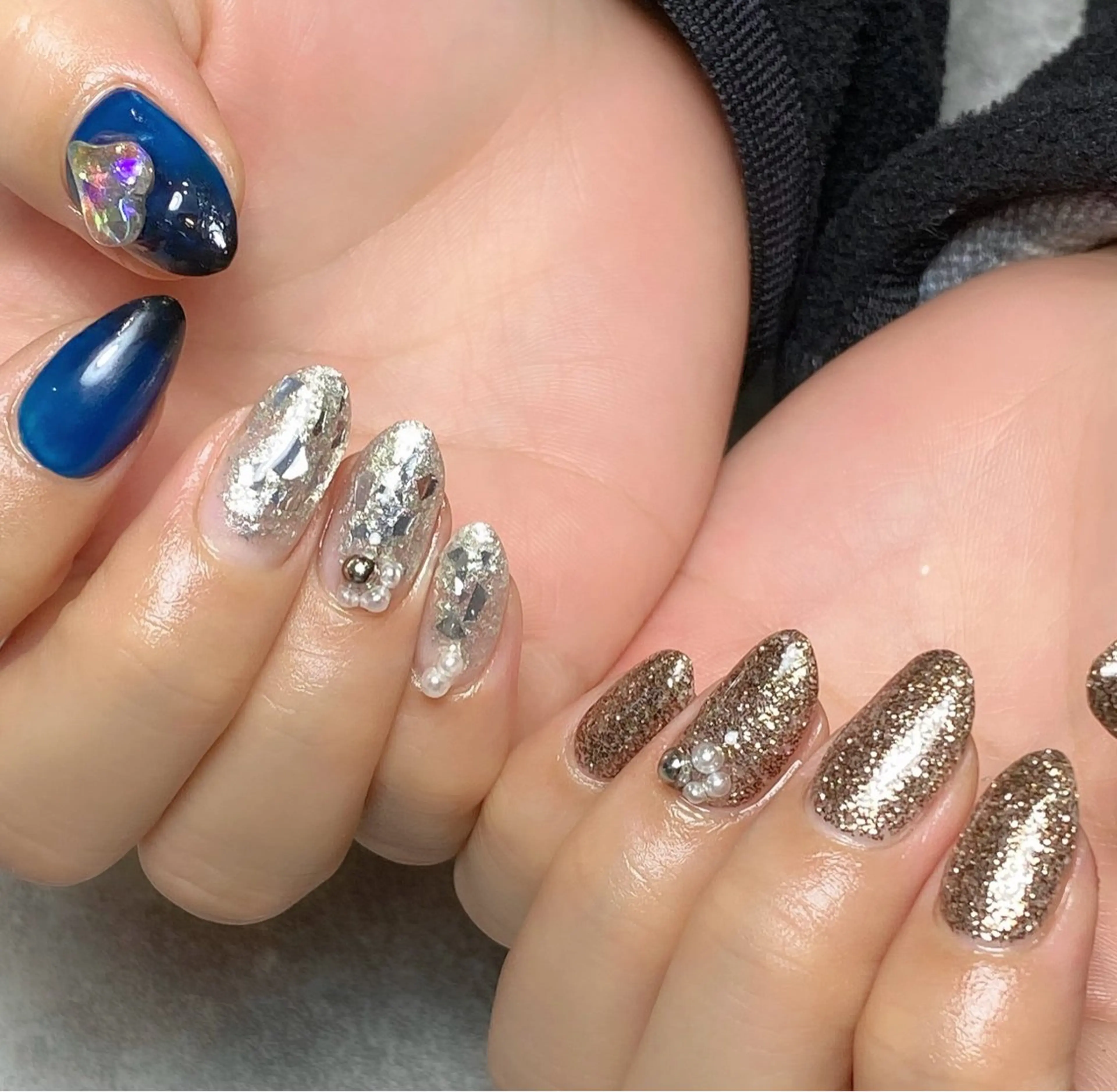 ネイル キラキラネイル ラメ(グリッター) ハンドネイル Narumi nailのネイルデザイン