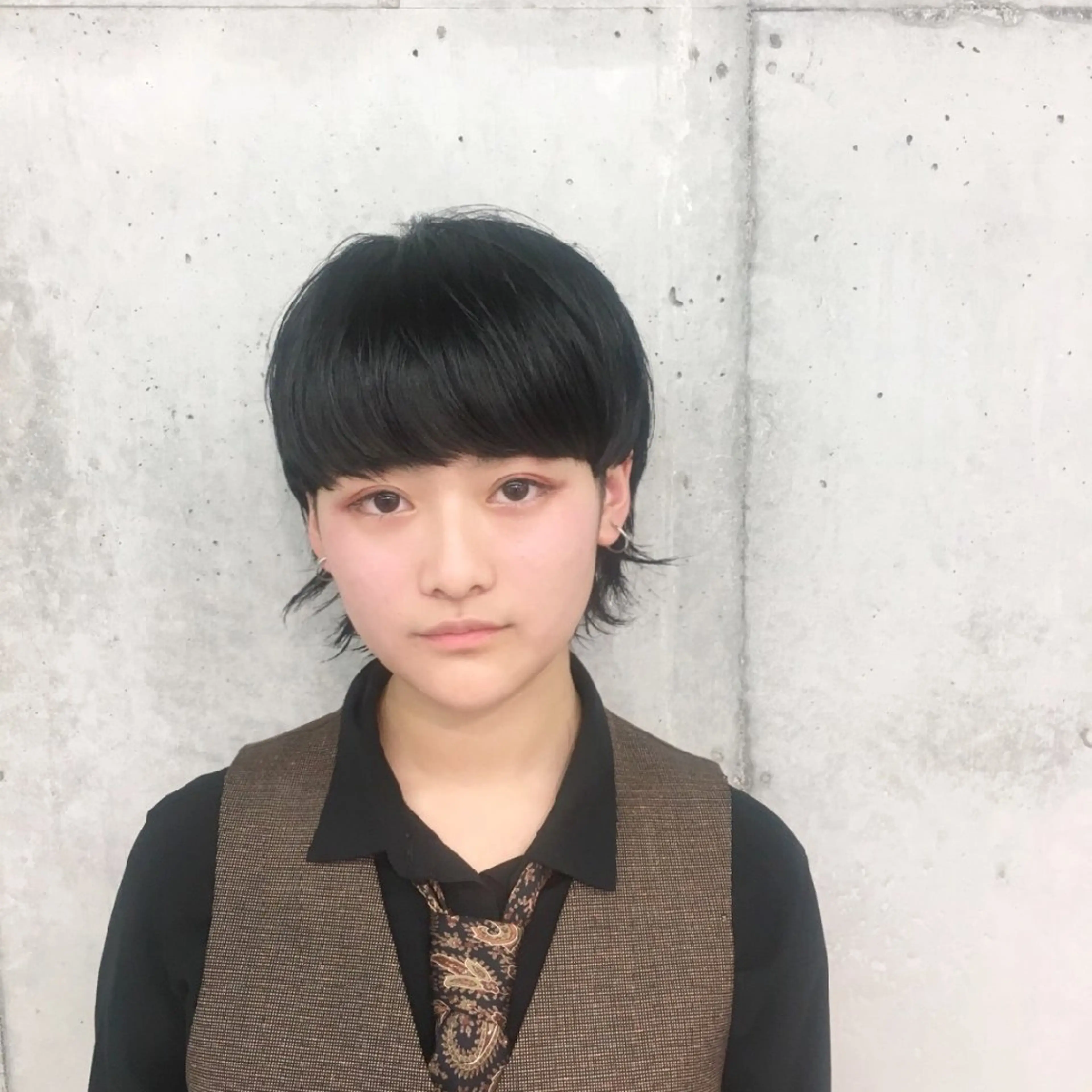 ショート ウルフカット カット kitsuki北参道所属・カガラシュン/ 刈り上げ/ウルフのヘアスタイル