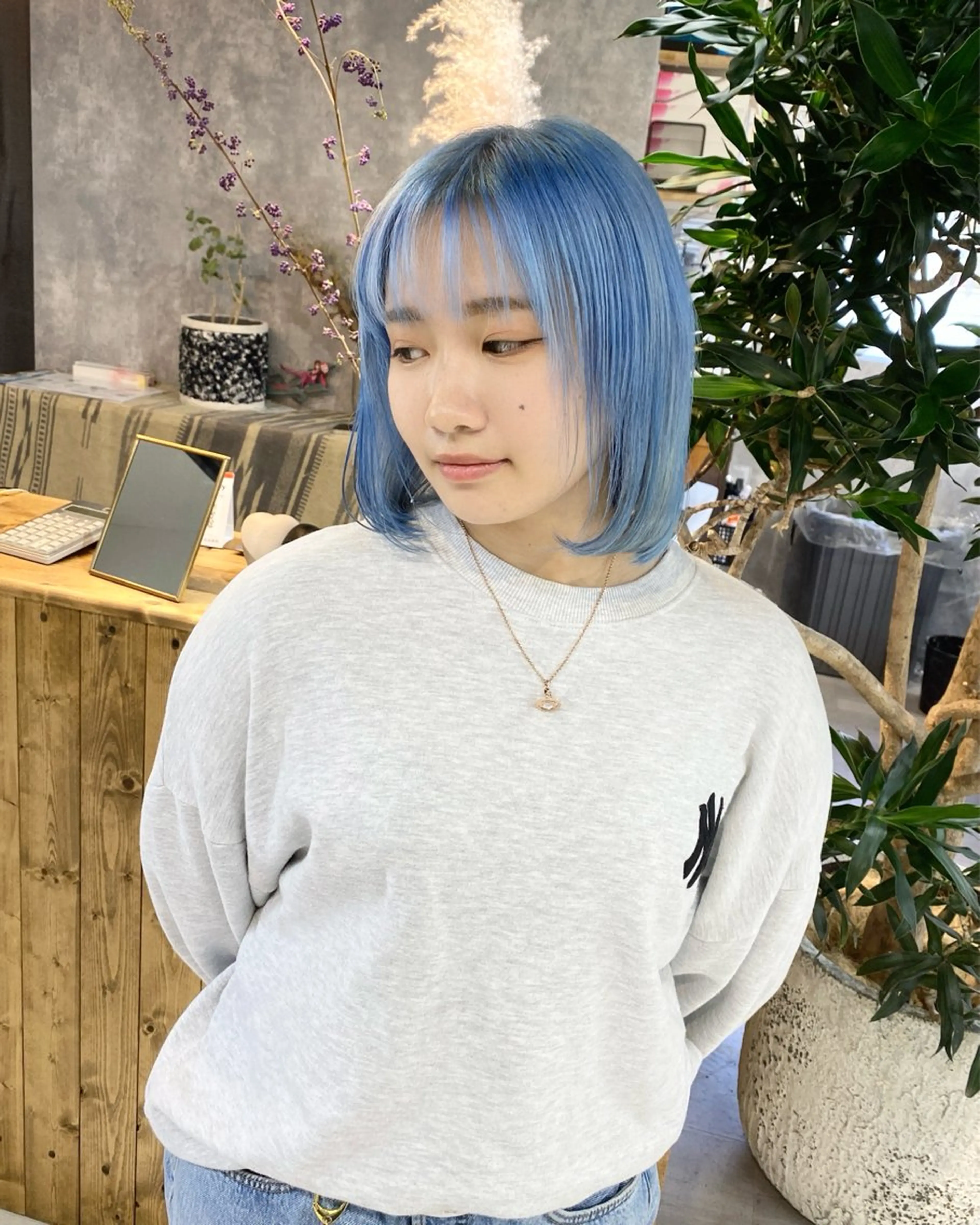 ショート ボブ 髪質改善 韓国風ヘア レイヤーカット ショートヘア ヘアカラー トリートメント ヘアセット .ico所属・【.ico】心斎橋 飛田ゆうきのヘアスタイル