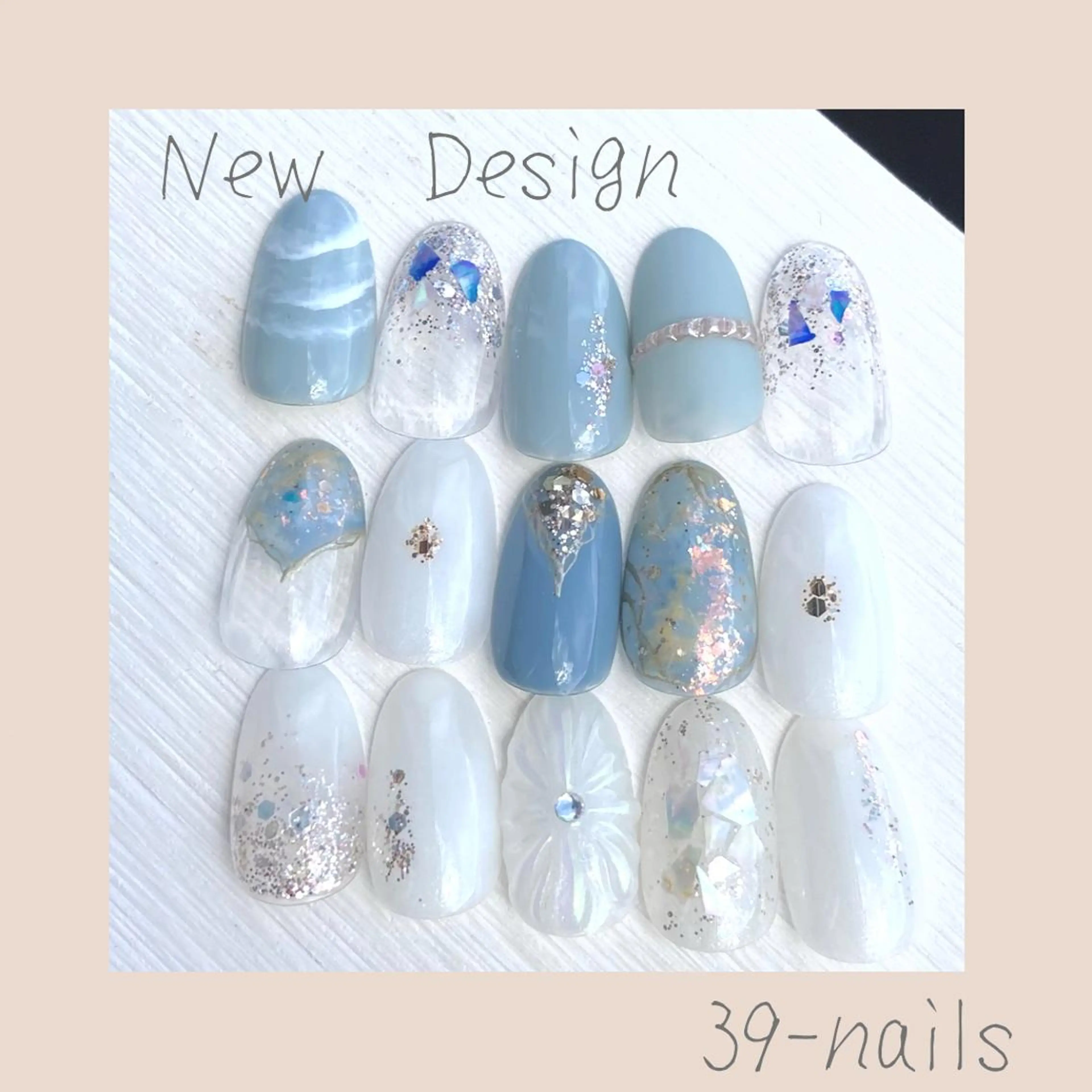 ネイル ハンドネイル 39-nails EharaMikuのネイルデザイン