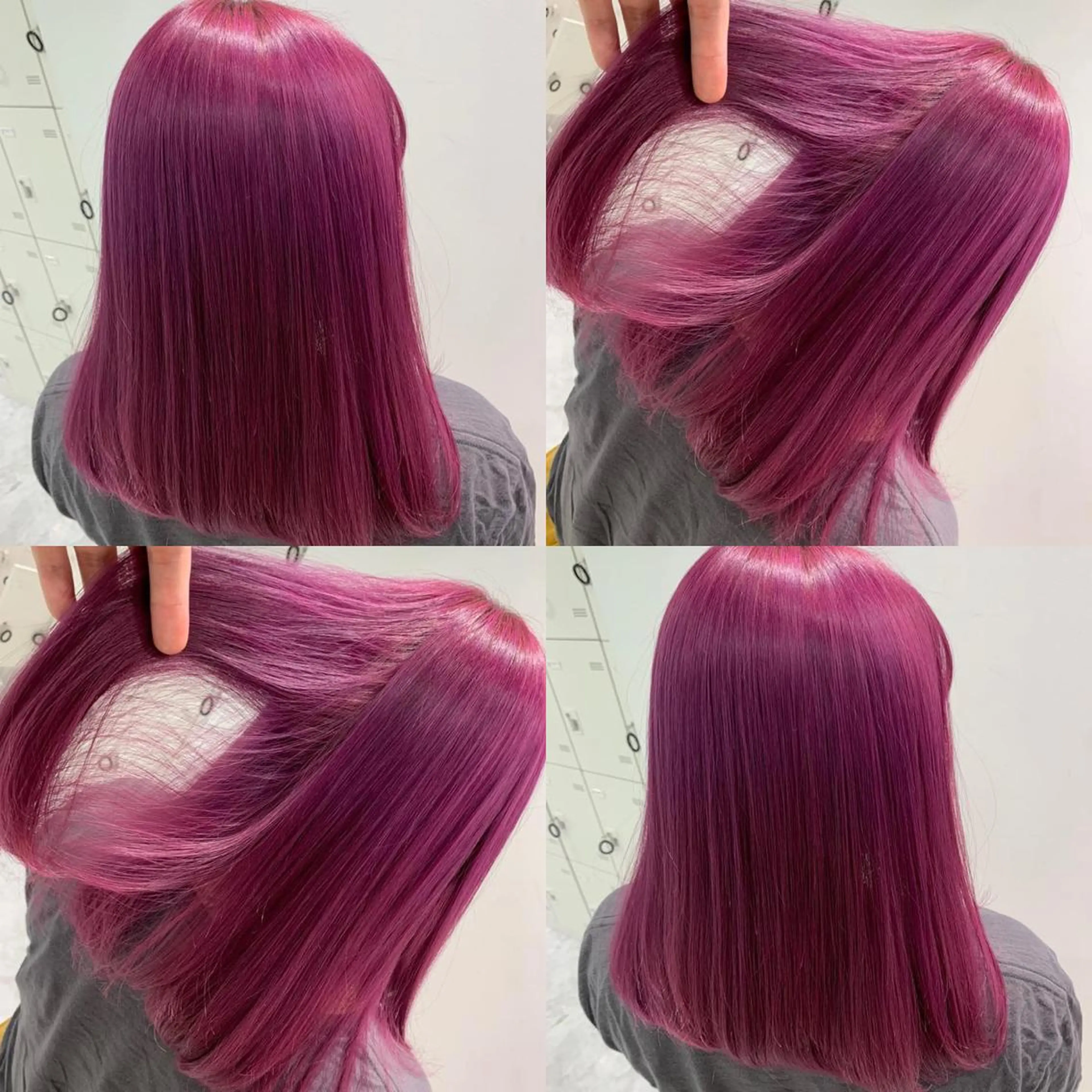 セミロング ヘアカラー トリートメント ヘッドスパ ヘアセット I S所属・🌿透明感カラー‪ 縮毛矯正✨かずきのヘアスタイル