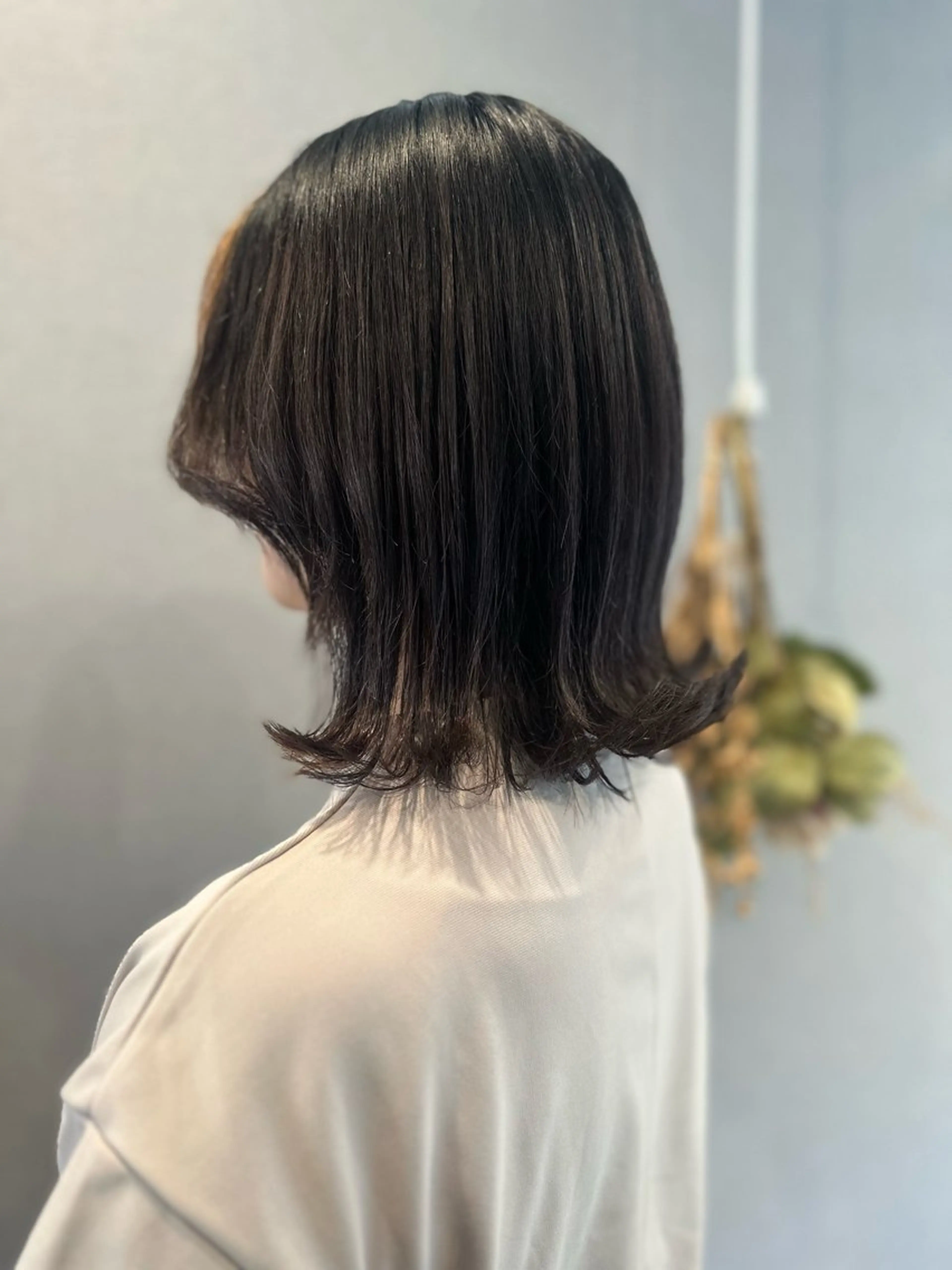 ミディアム カラー カット ヘアカラー トリートメント K Harukaのヘアスタイル