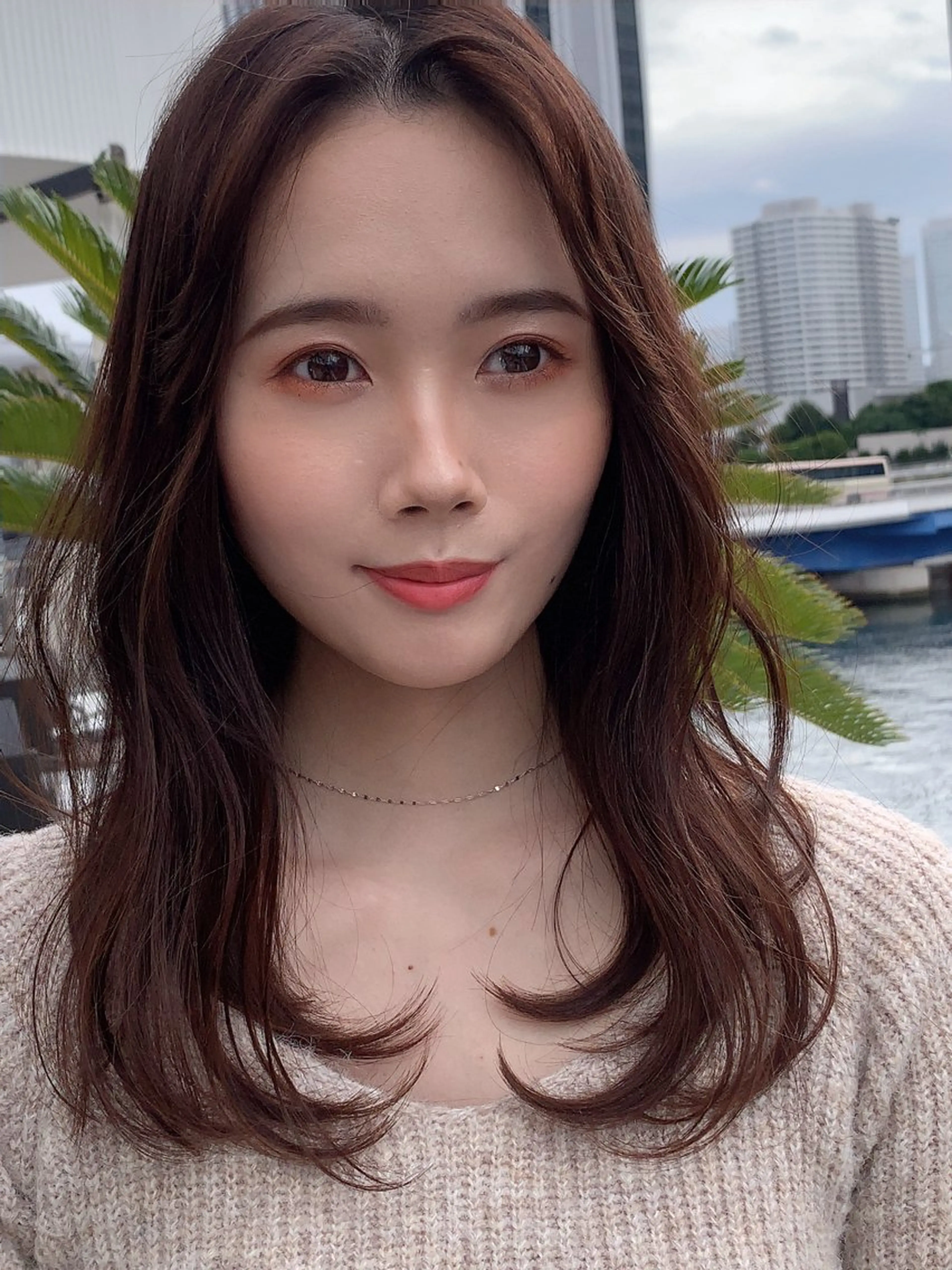 ロング レイヤーカット カット ヘアカラー air-yokohama所属・青木 翔海のヘアスタイル