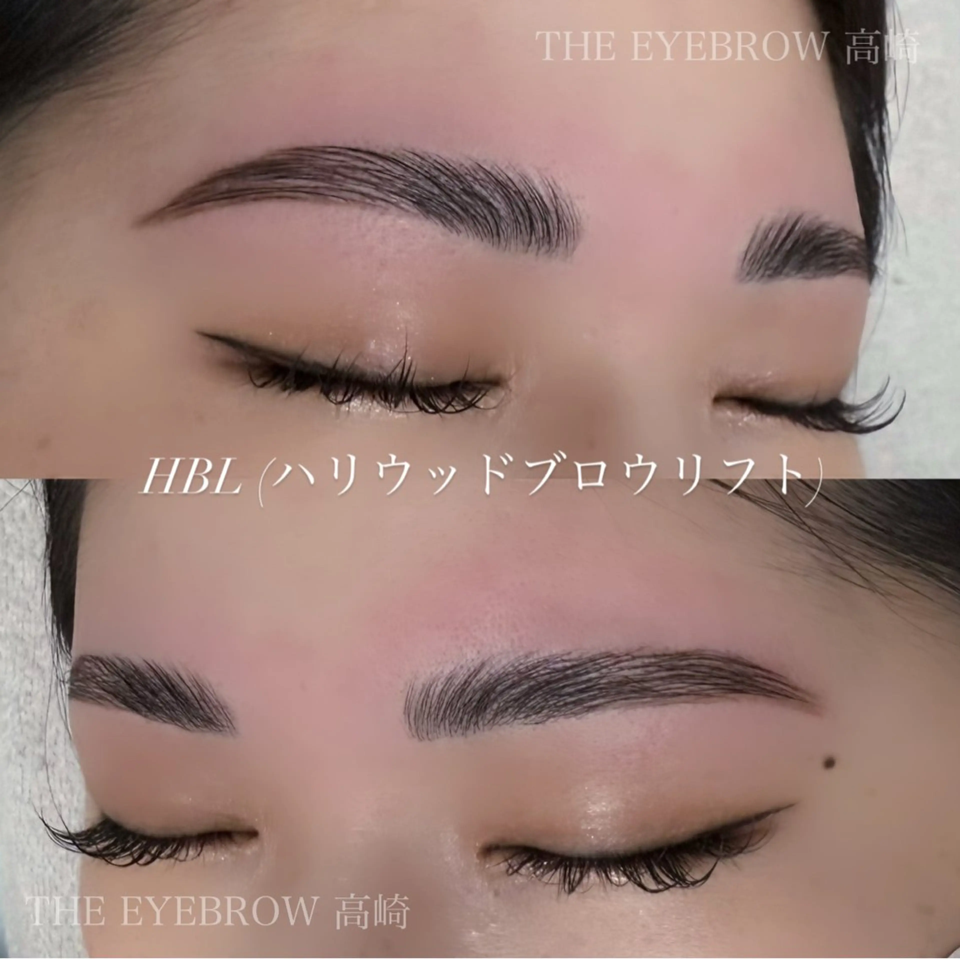 アイブロウ ハリウッドブロウリフト 小暮 虹のマツエク・マツパデザイン