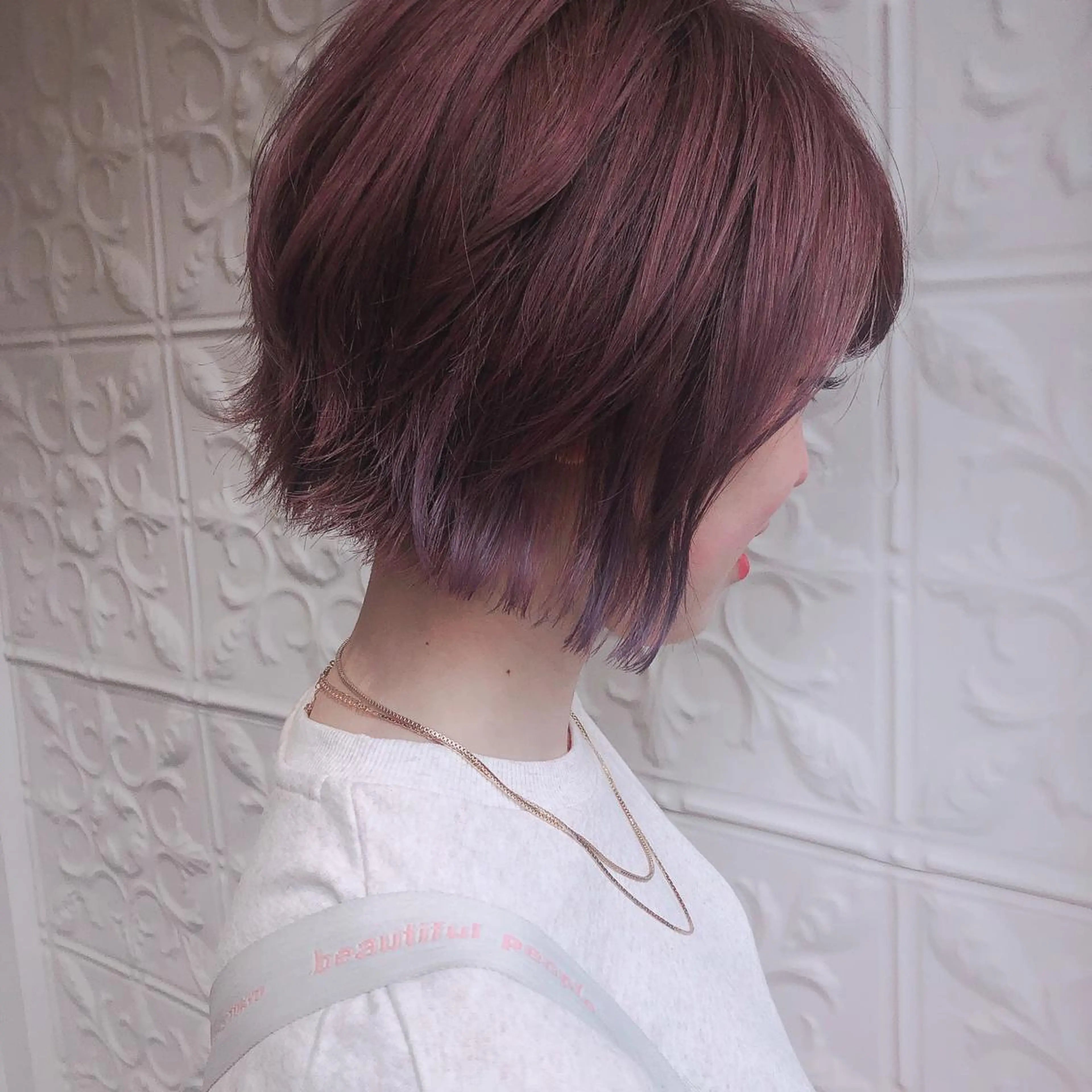 ショート ピンクラベンダー 🩵Arisa MODE K's🫧のヘアスタイル