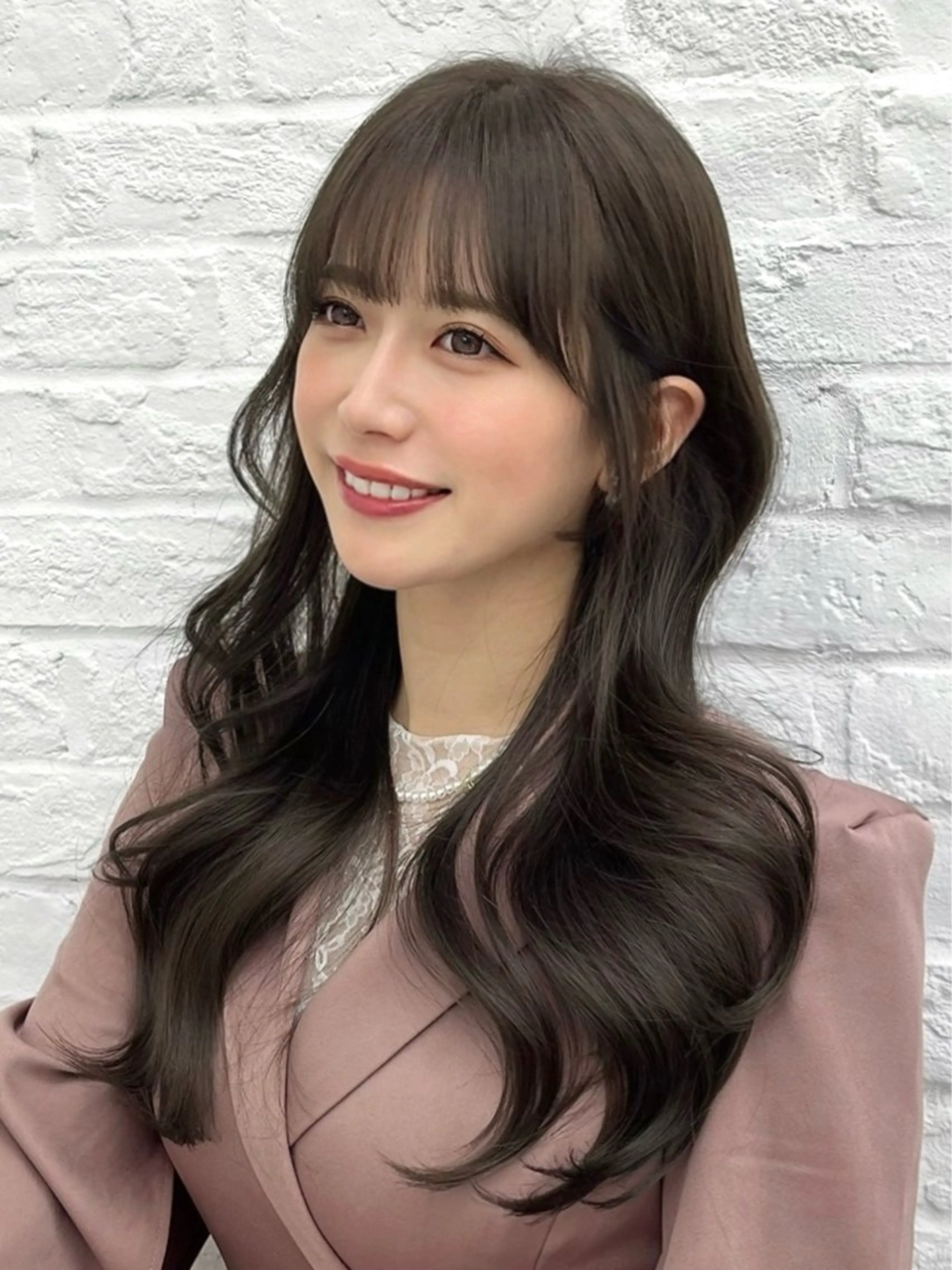セミロング カラー パーマ ヘアアレンジ ブリーチ ケアブリーチ ダブルカラー ボブ 髪質改善 韓国ヘア×顔まわり 🇰🇷和知拓郎のヘアスタイル