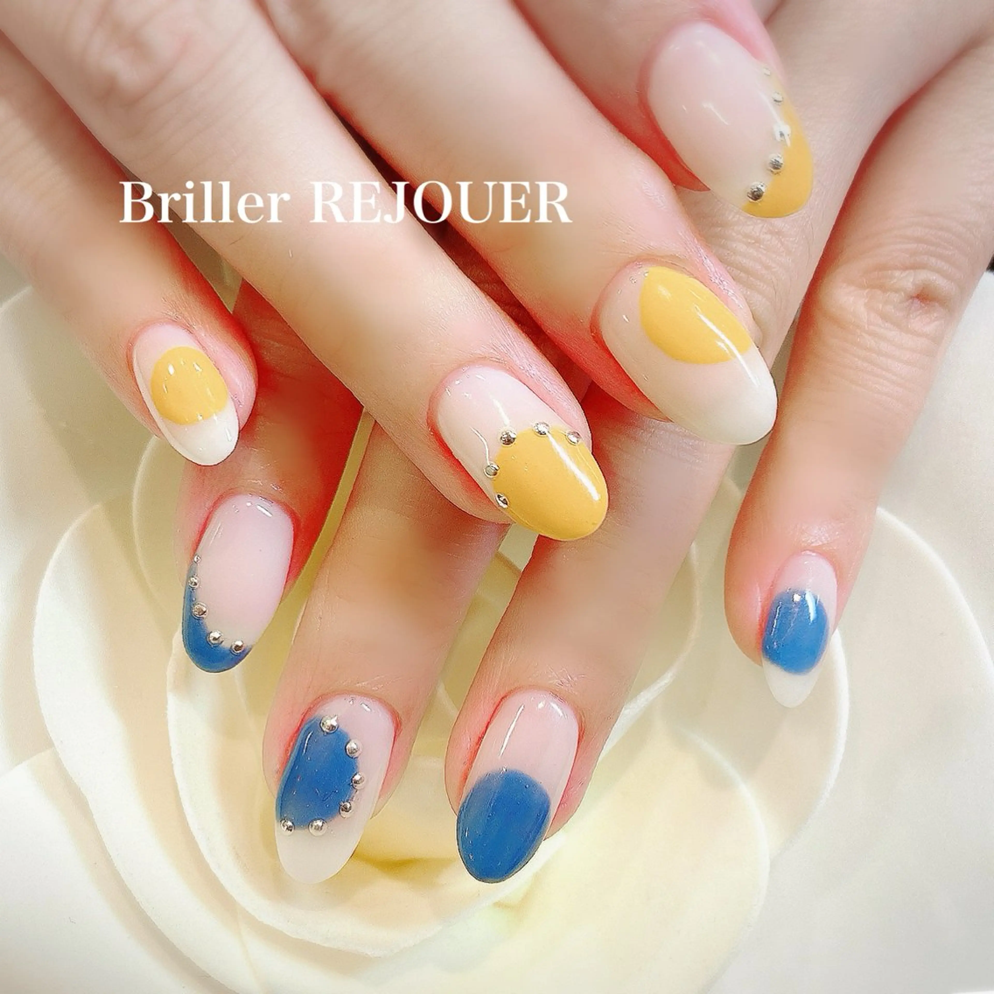 ネイル ジェルネイル 持ち込み ネイルサロン&ネイルスクール Briller-REJOUER 【ブリエ・レジュール】所属・Briller Rieのネイルデザイン