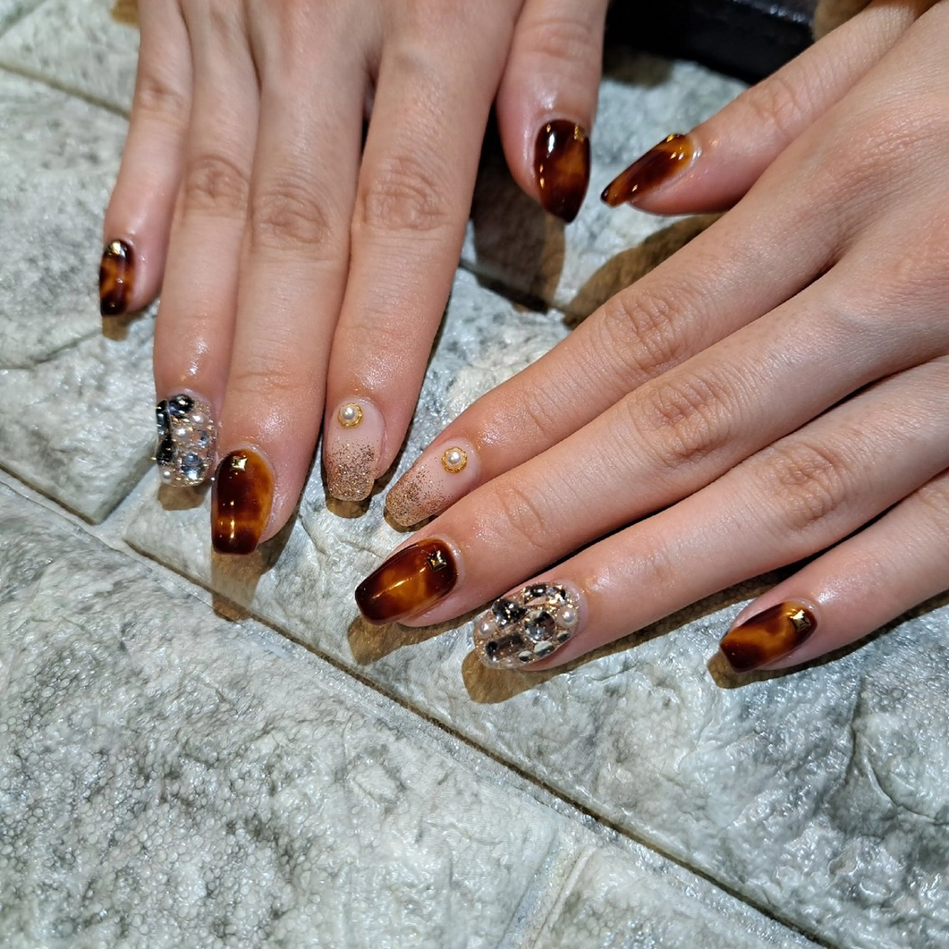 ネイル ハンドネイル RounGe町田店 🧸大谷のネイルデザイン