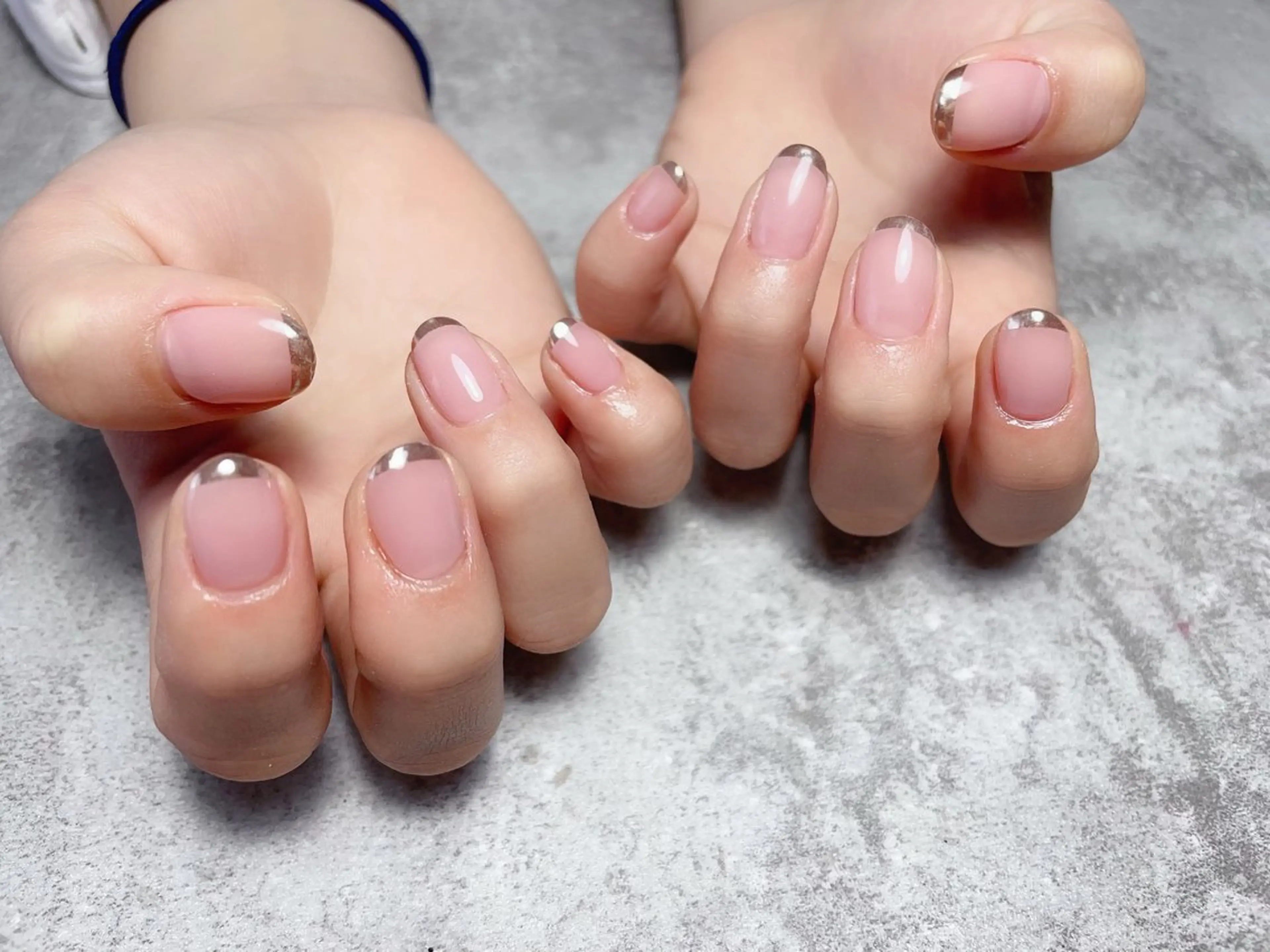 ネイル フレンチネイル ミラーネイル ハンドネイル Ai Nail所属・Ai Nailのネイルデザイン
