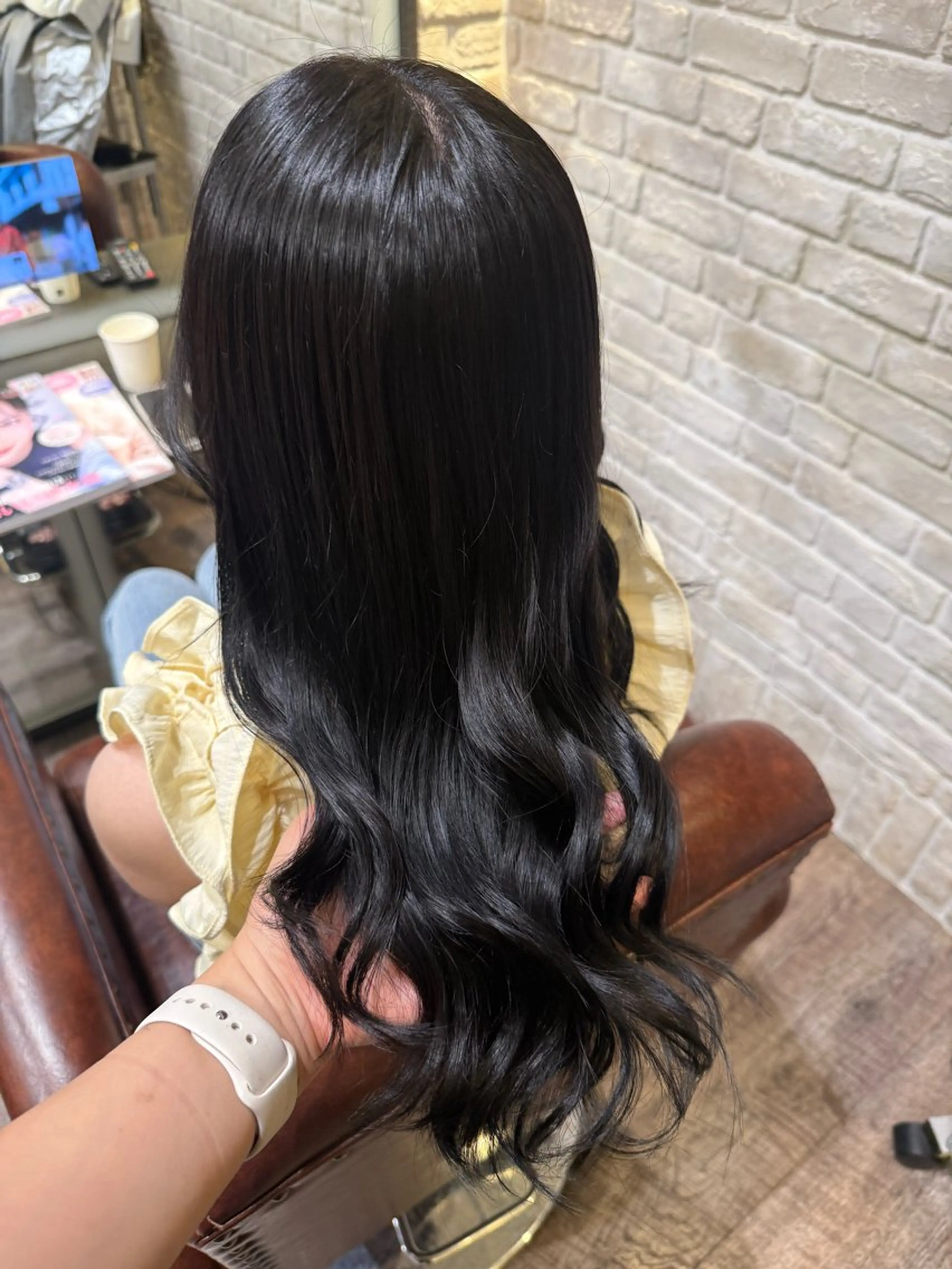 カラー 黒髪 ヘアカラー カラーモデル募集 /ｵｷﾞﾉｱｵﾘのヘアスタイル