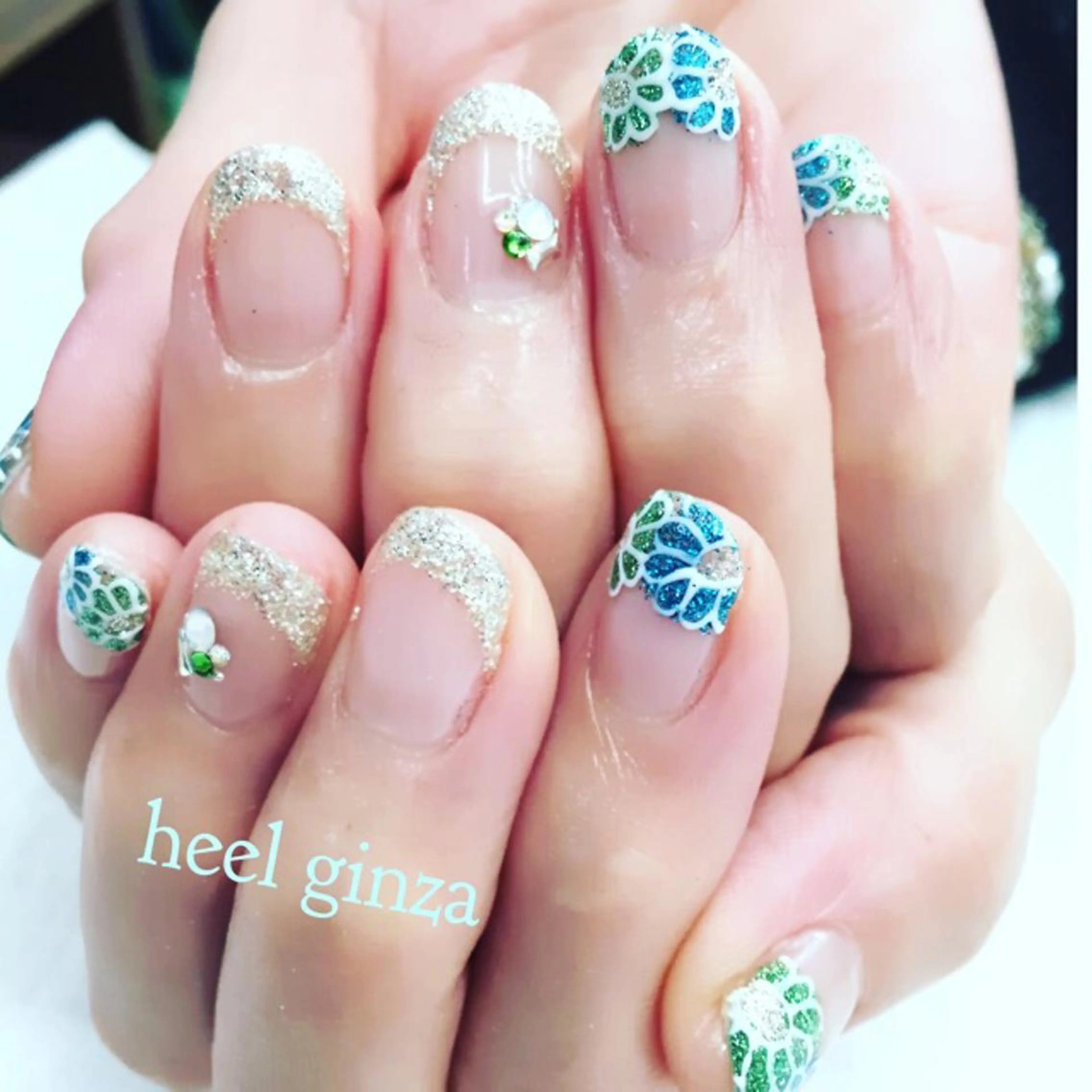 ネイル ラメ(グリッター) miel nailのネイルデザイン