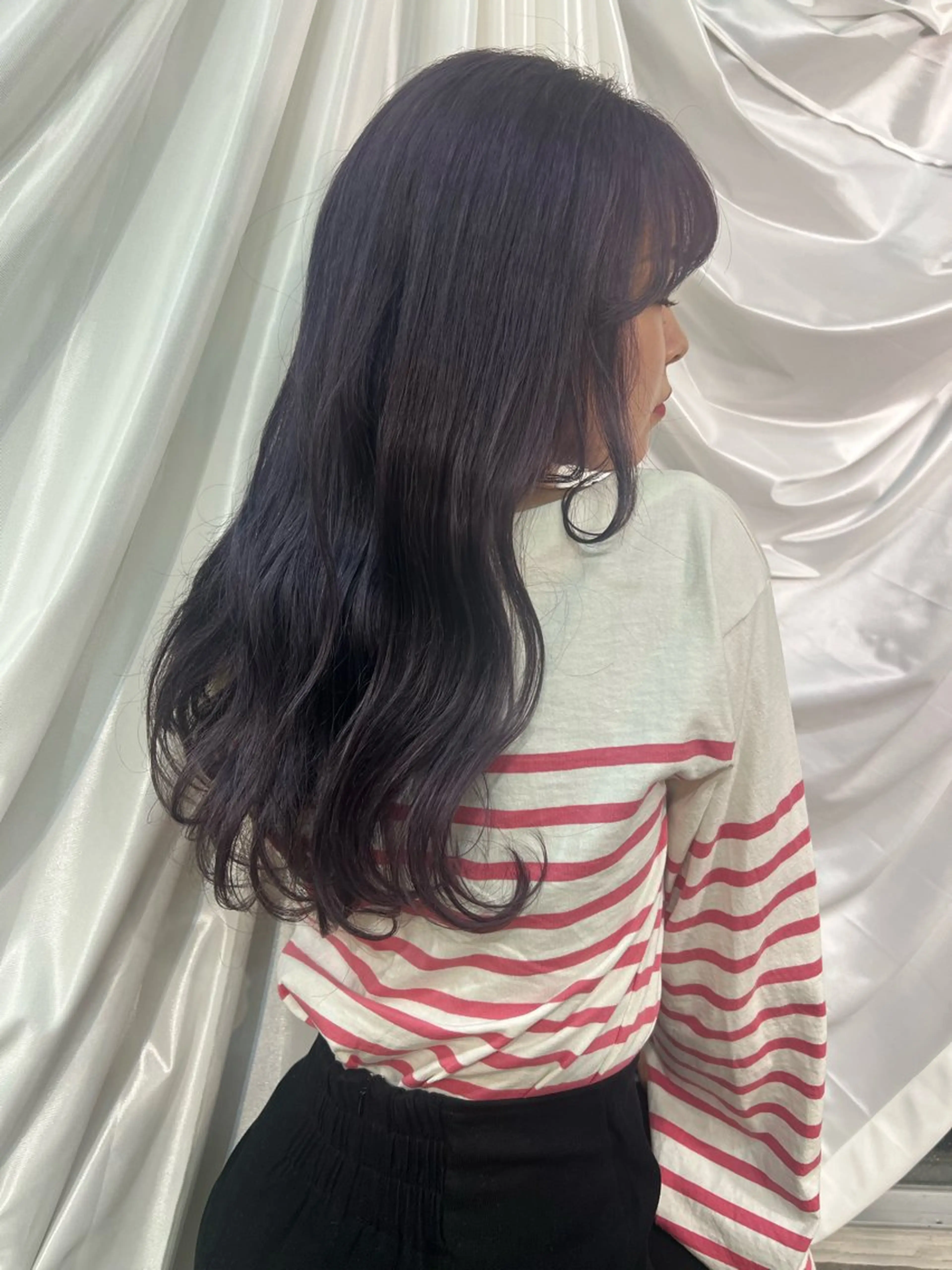 ロング カラー ラベンダーカラー ヘアカラー Ayaka🩰🎀 ガーリー/暖色♡のヘアスタイル