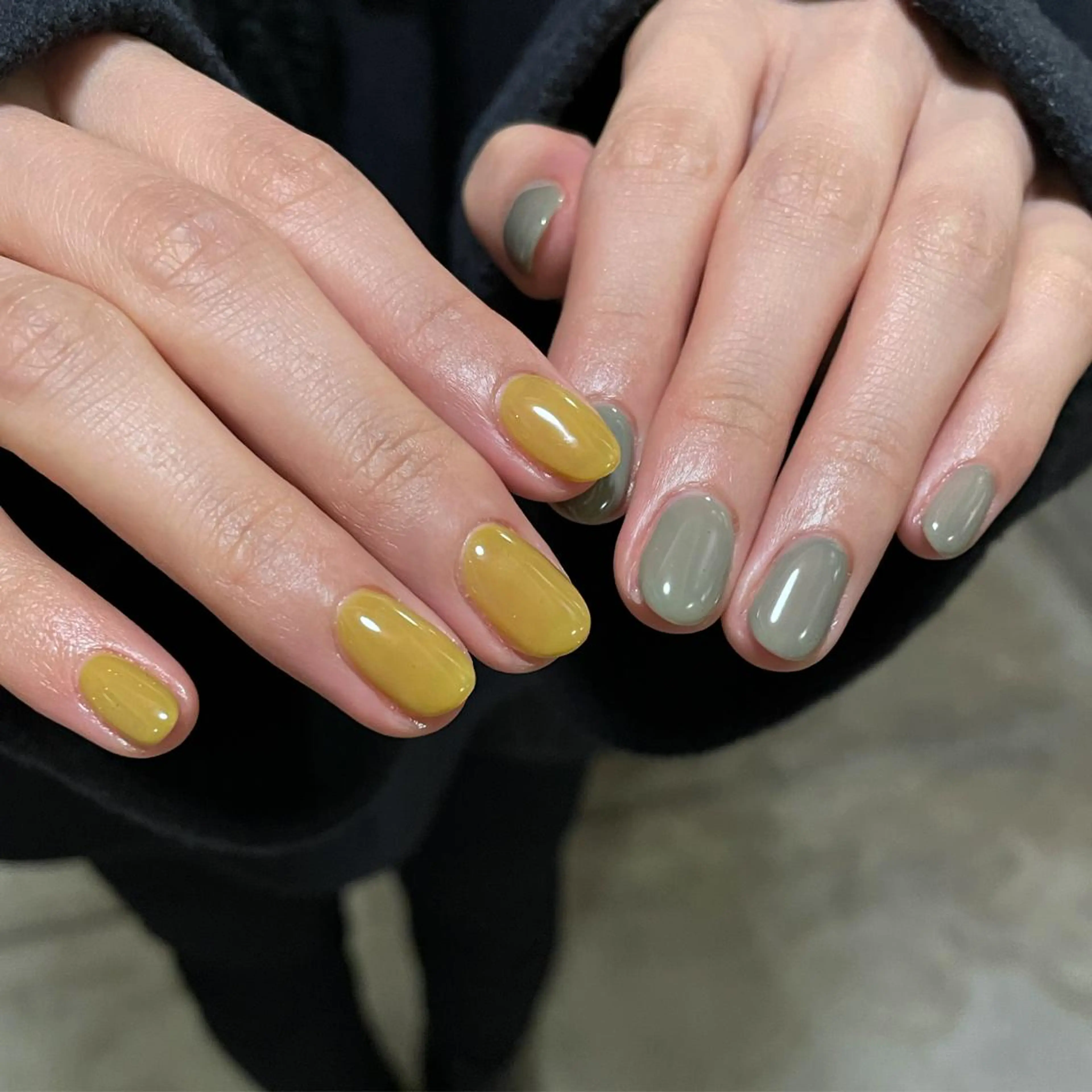 ネイル ニュアンスネイル ワンカラーネイル シンプルネイル ハンドネイル ハンドケア lyly.nail所属・lylynail YUUKAのネイルデザイン