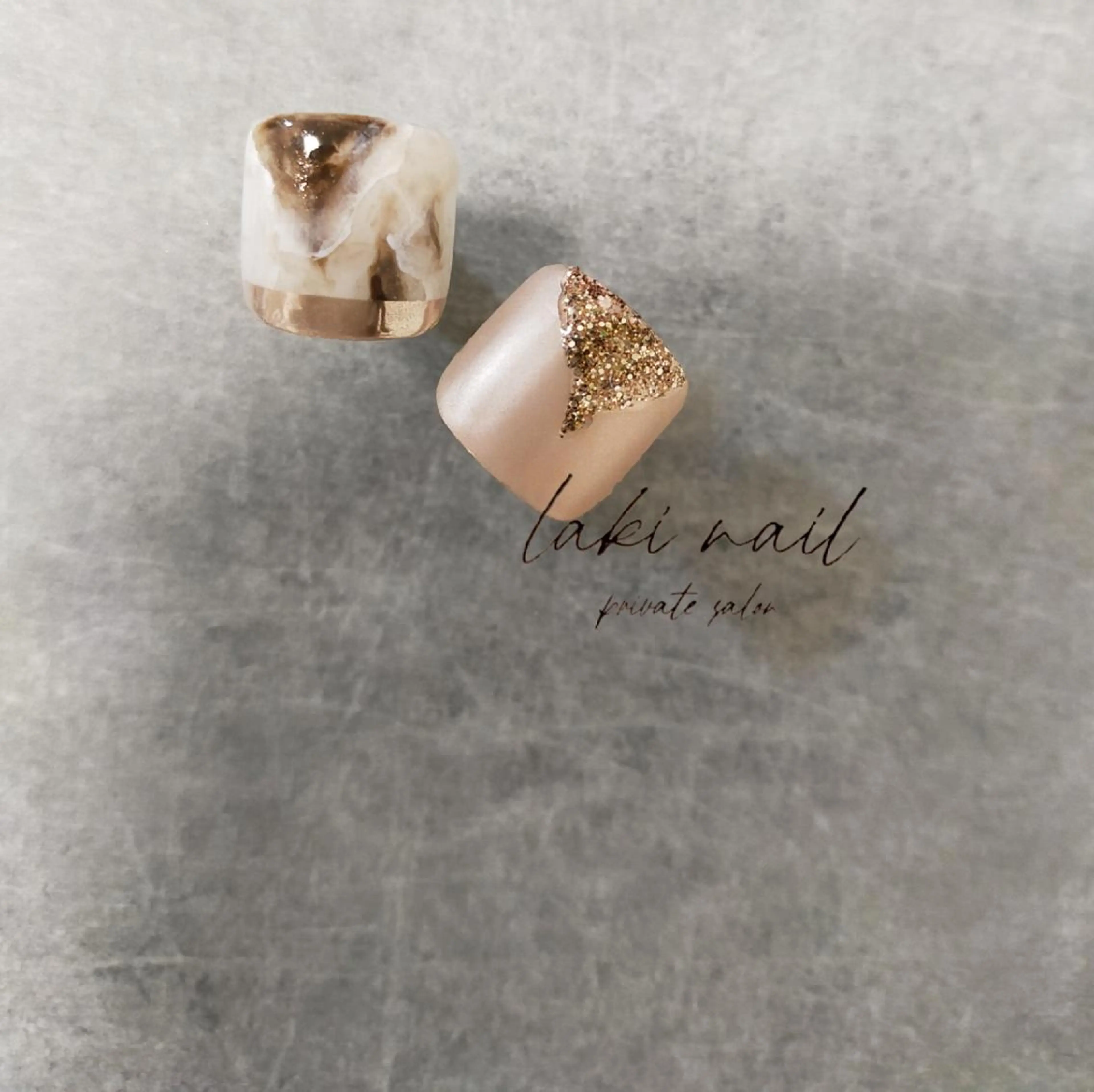 ネイル フットネイル ニュアンスネイル フットネイル by lakiのネイルデザイン