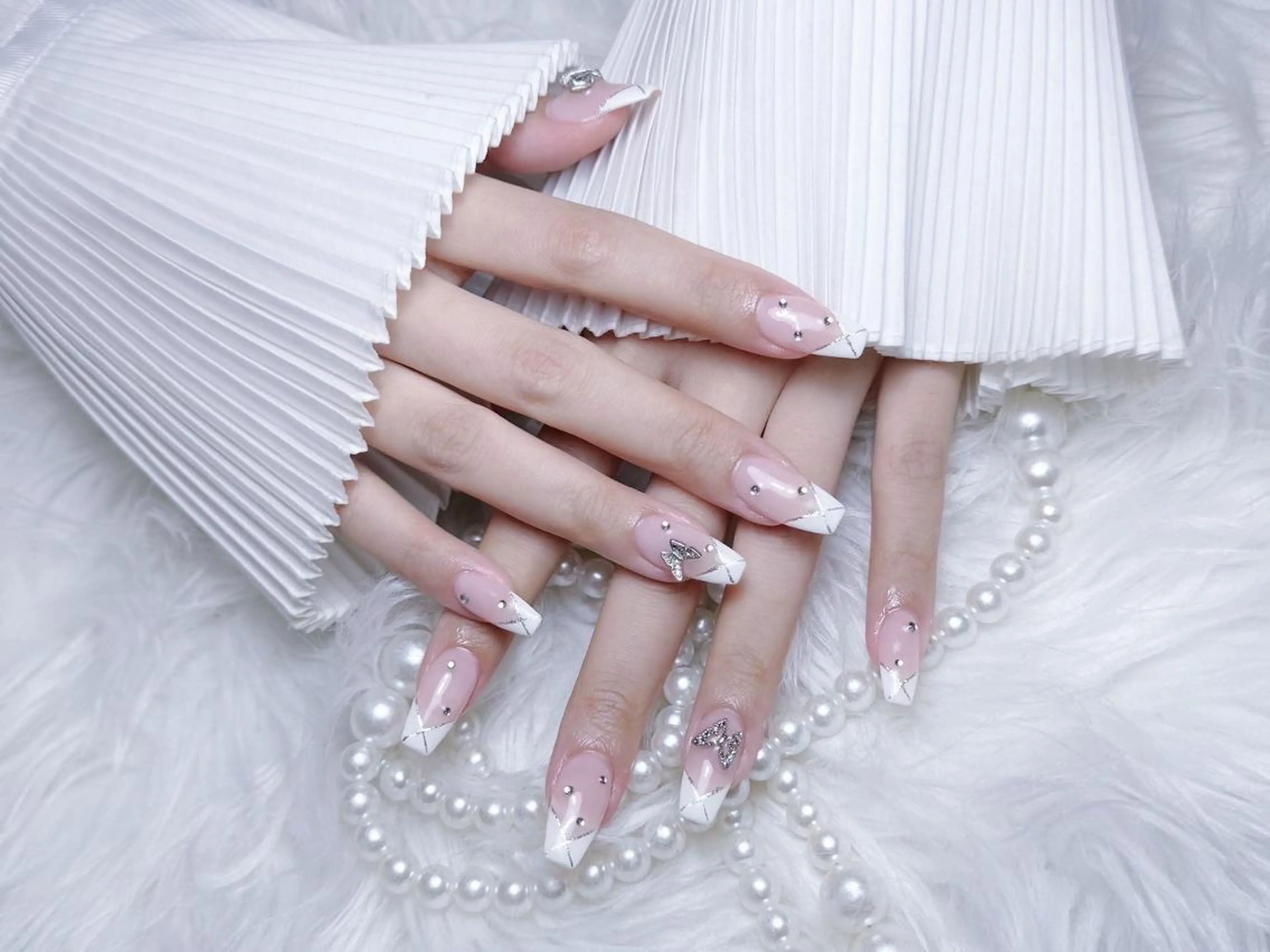 自爪🎀120分デザインやり放題コース(500円パーツまで時間内つけ放題)オフ無しの写真