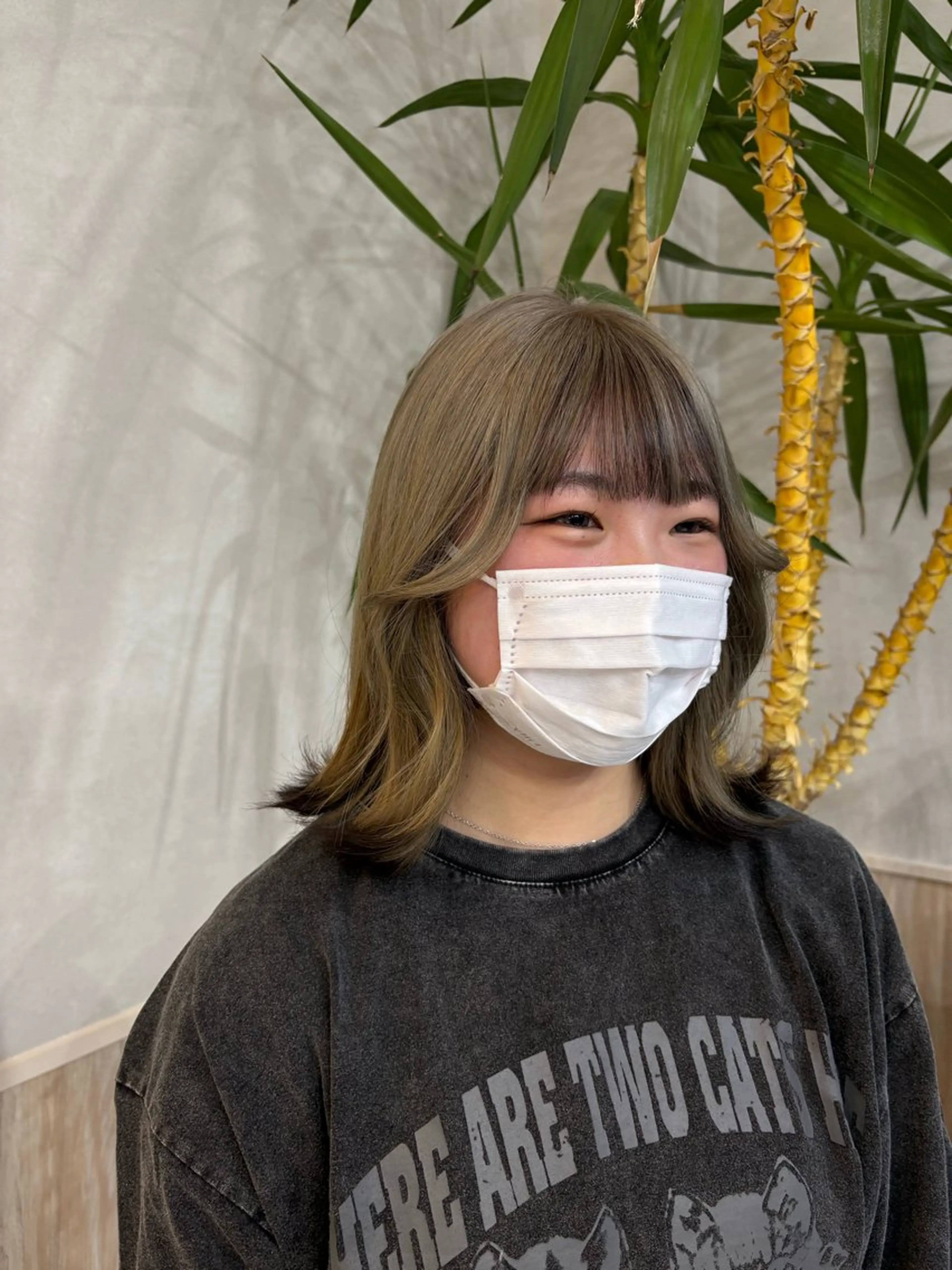 ミディアム カラー GRANDEUR やまだかなのヘアスタイル