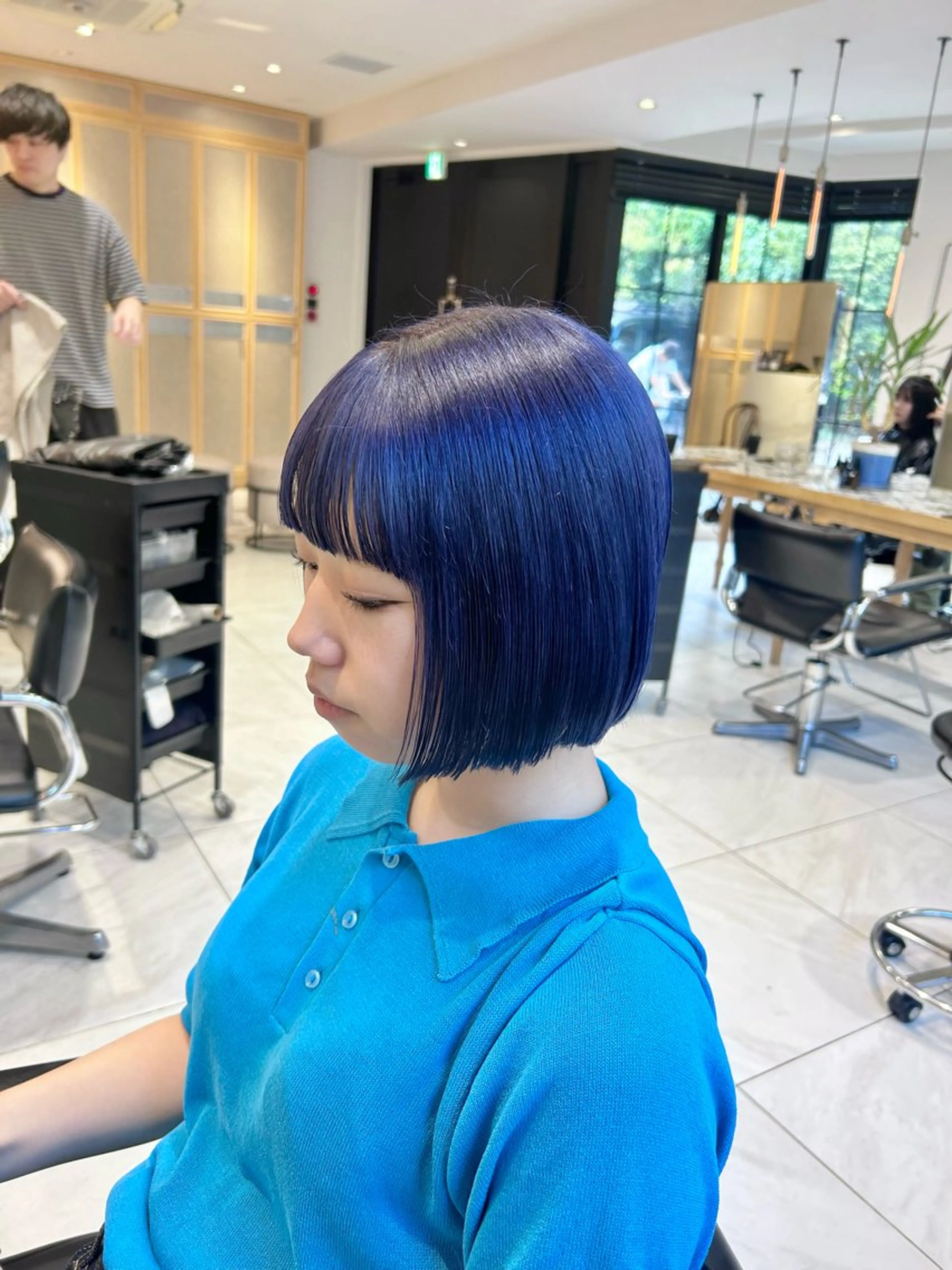 カラー ブロンド ホワイトブロンド カット ヘアカラー トリートメント ヘッドスパ ヘアセット miko🪽地毛風/ ハイトーン/レイヤーのヘアスタイル