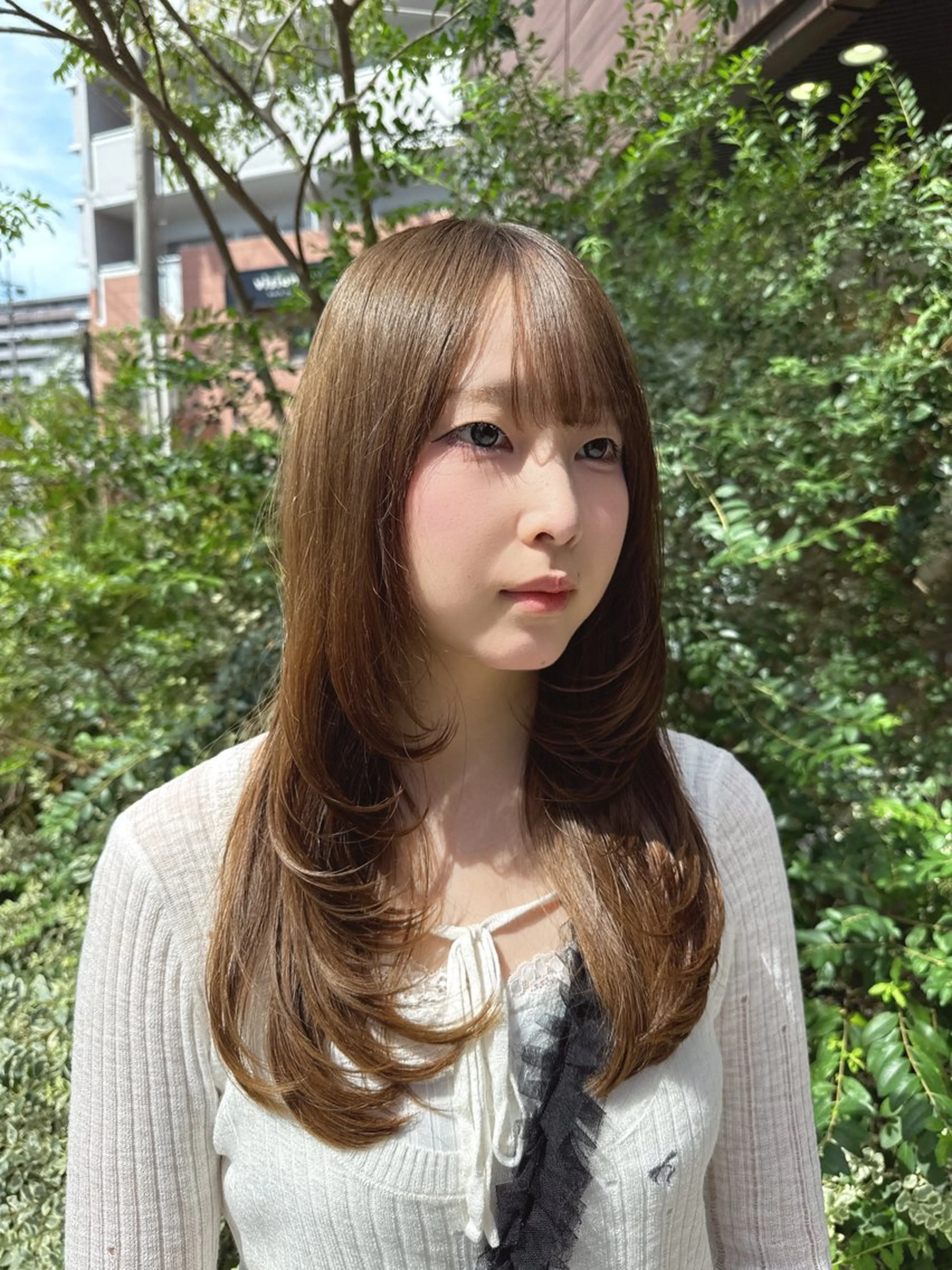 ロング ヘアカラー hair make　chou-chou所属・仁井 莉央のヘアスタイル