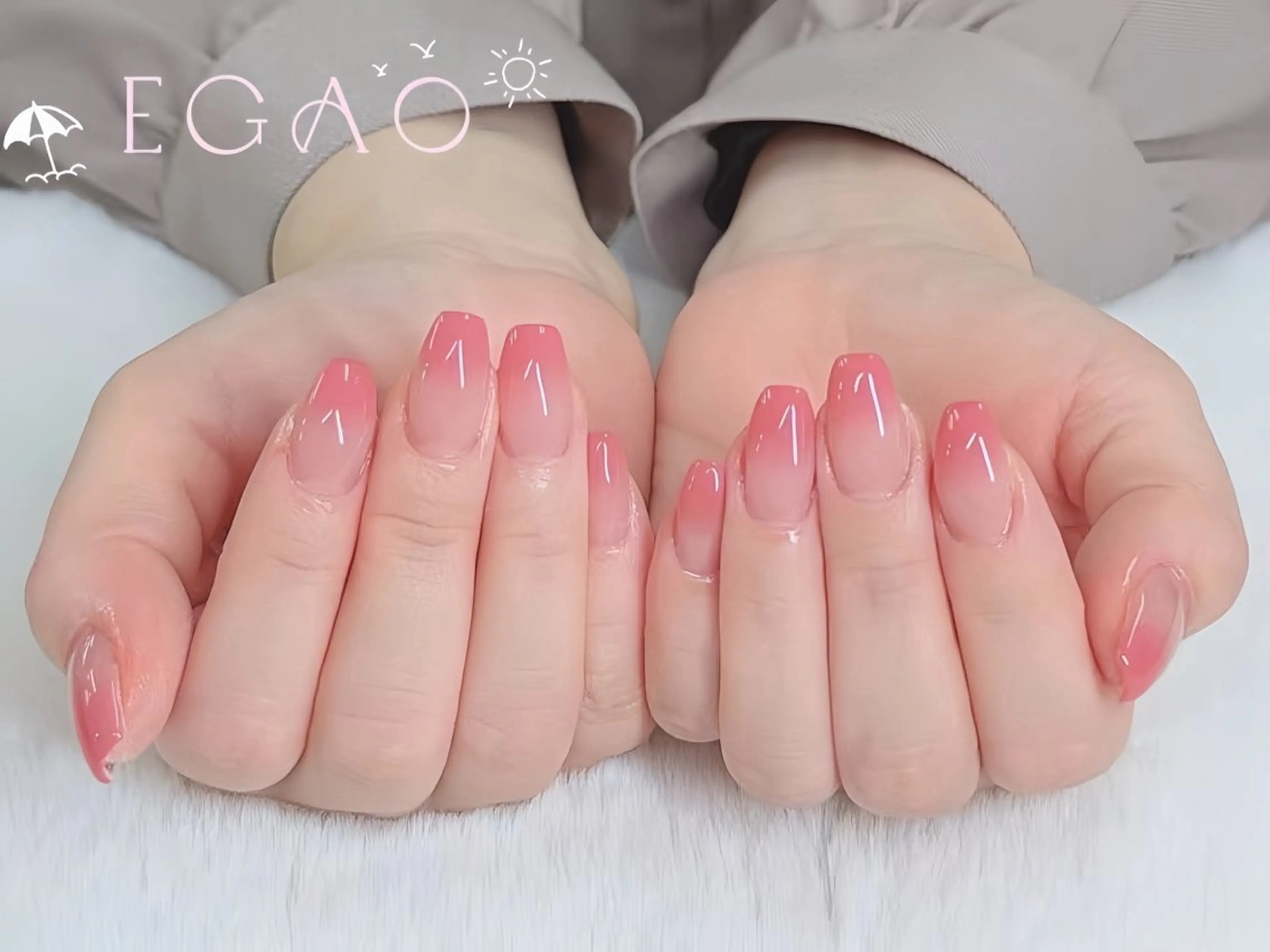 ネイル アートネイル フットネイル フレンチネイル ジェルネイル グラデーション ハンドネイル Egao Nail Salonのネイルデザイン
