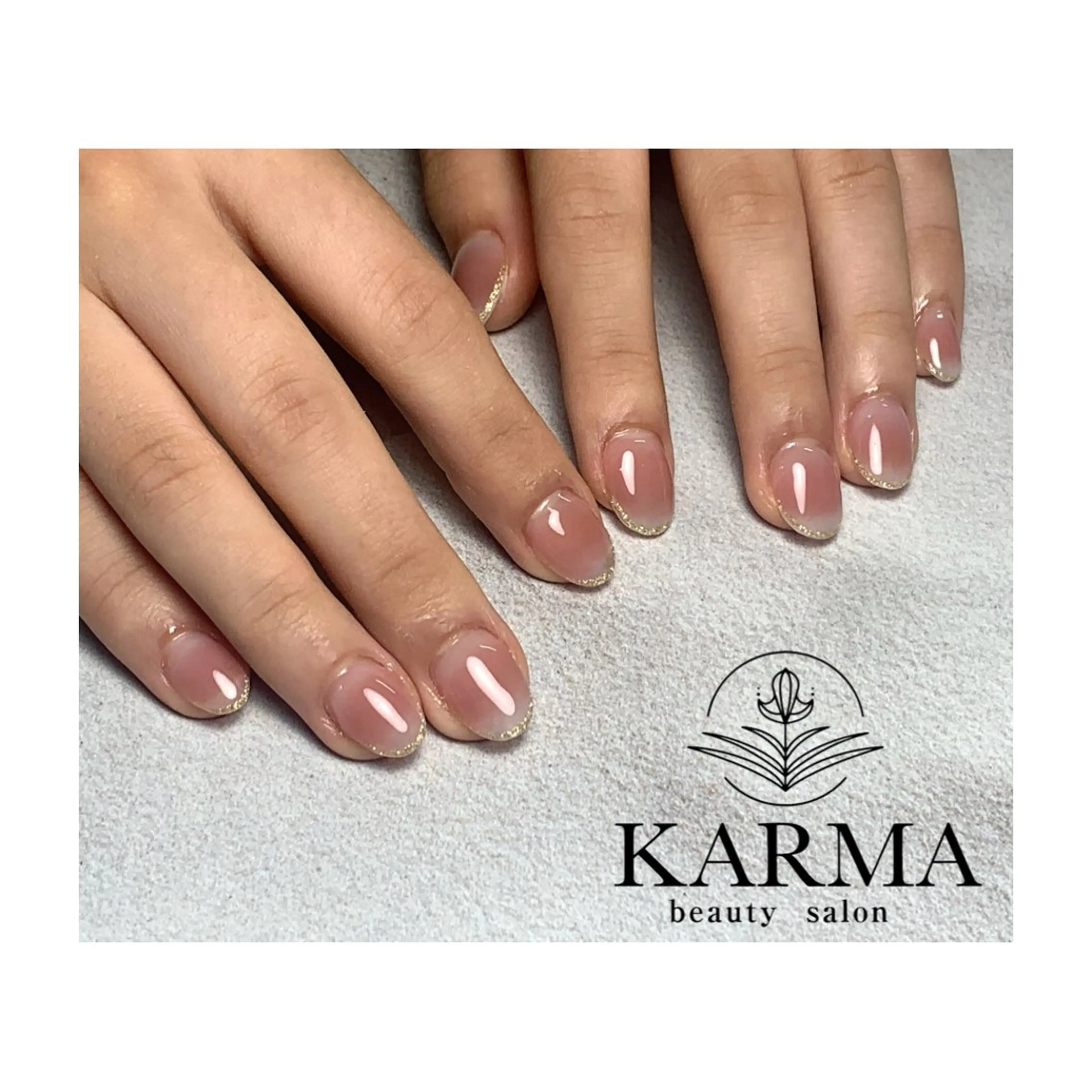 ネイル スカルプネイル ハンドネイル KARMA salonのネイルデザイン