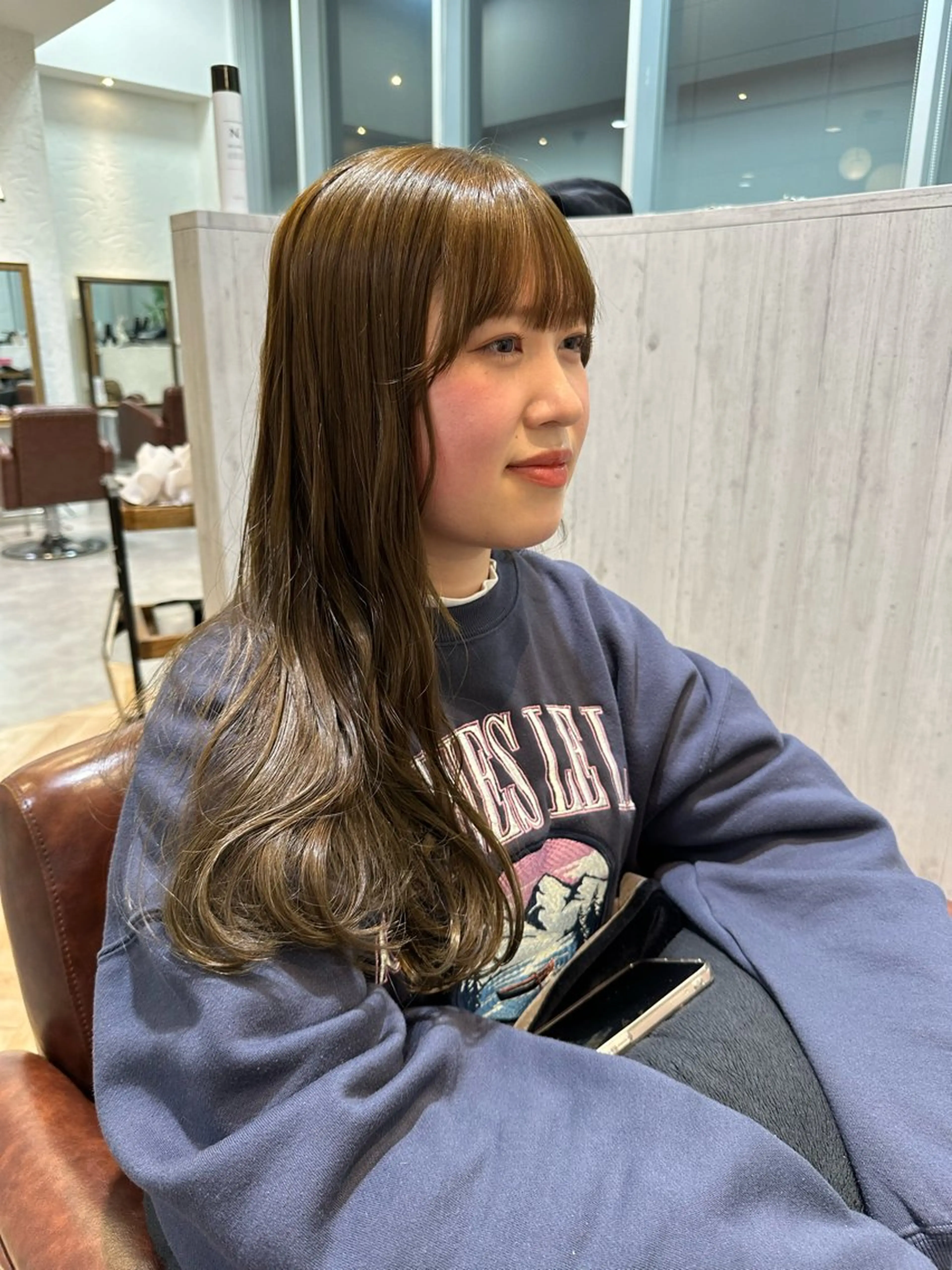 ロング おくれ毛 airi カットモデル募集✂︎のヘアスタイル